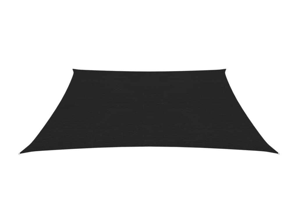 Vela de sombra 160 g/m² Negro 3/4x3 m HDPE