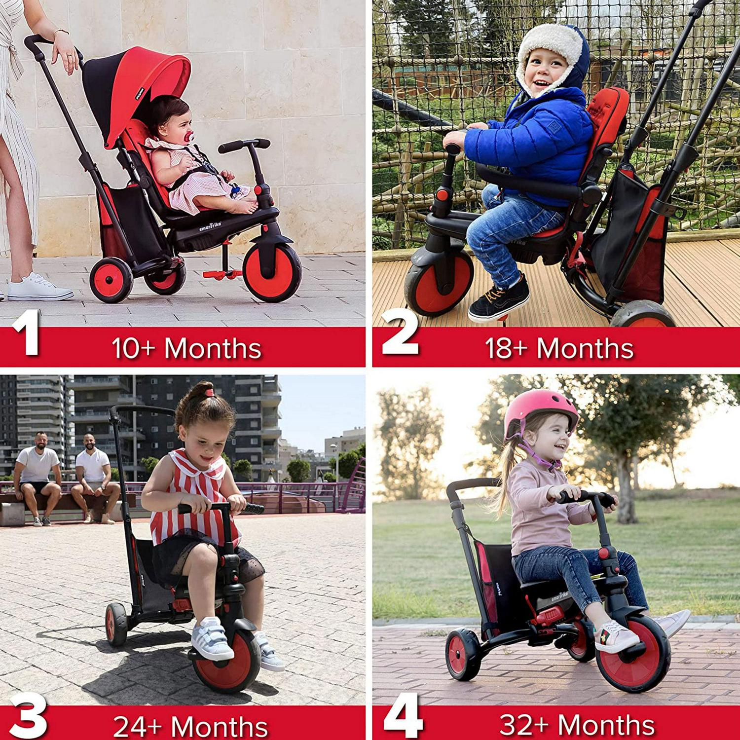smarTrike 5 in 1 Modular Toddler Stroller Tricycle with 1 Handed Steering - Image 11