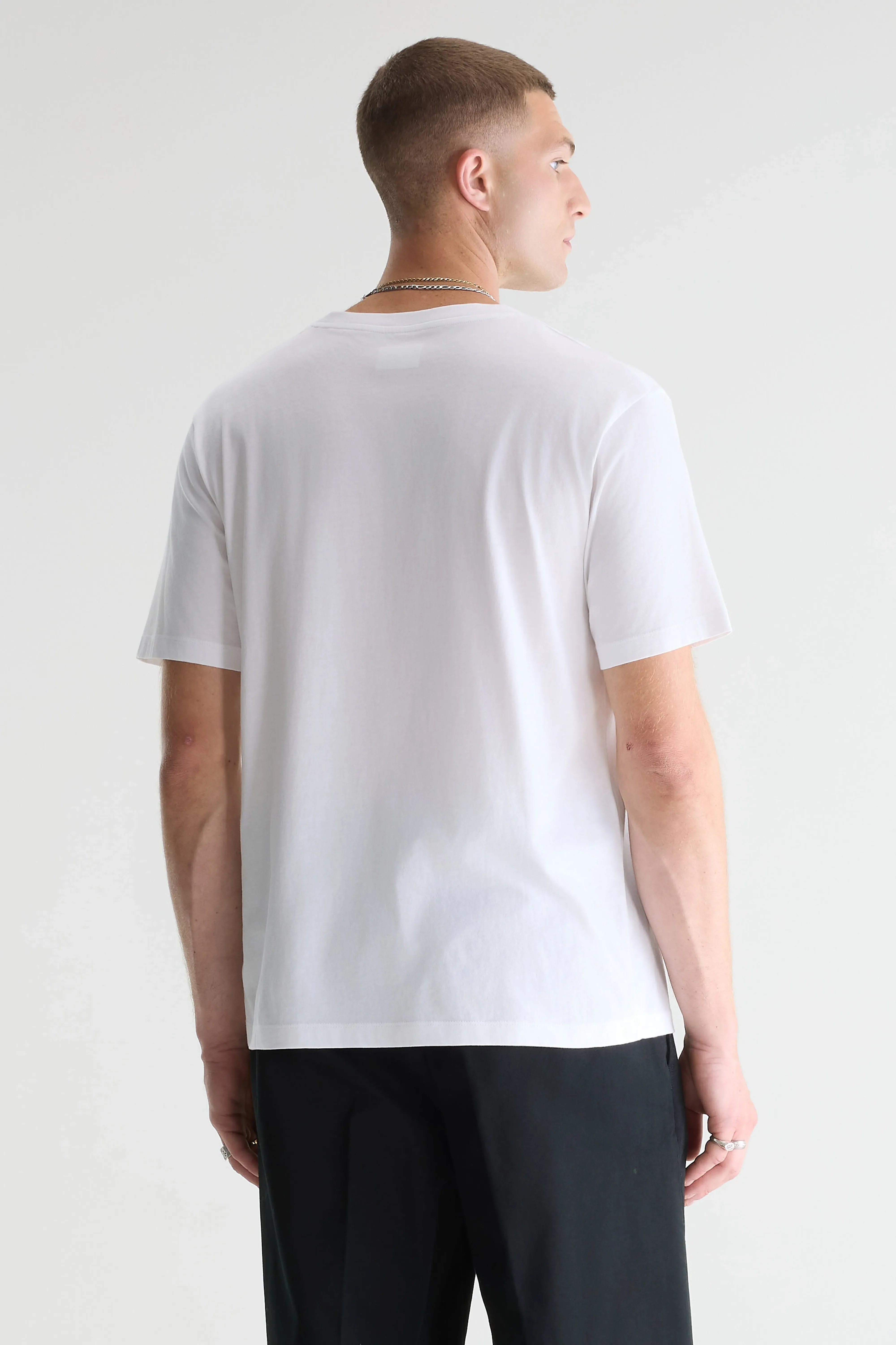 Bellerose Vinx white short-sleeve T-shirt (252 / M / WHITE)