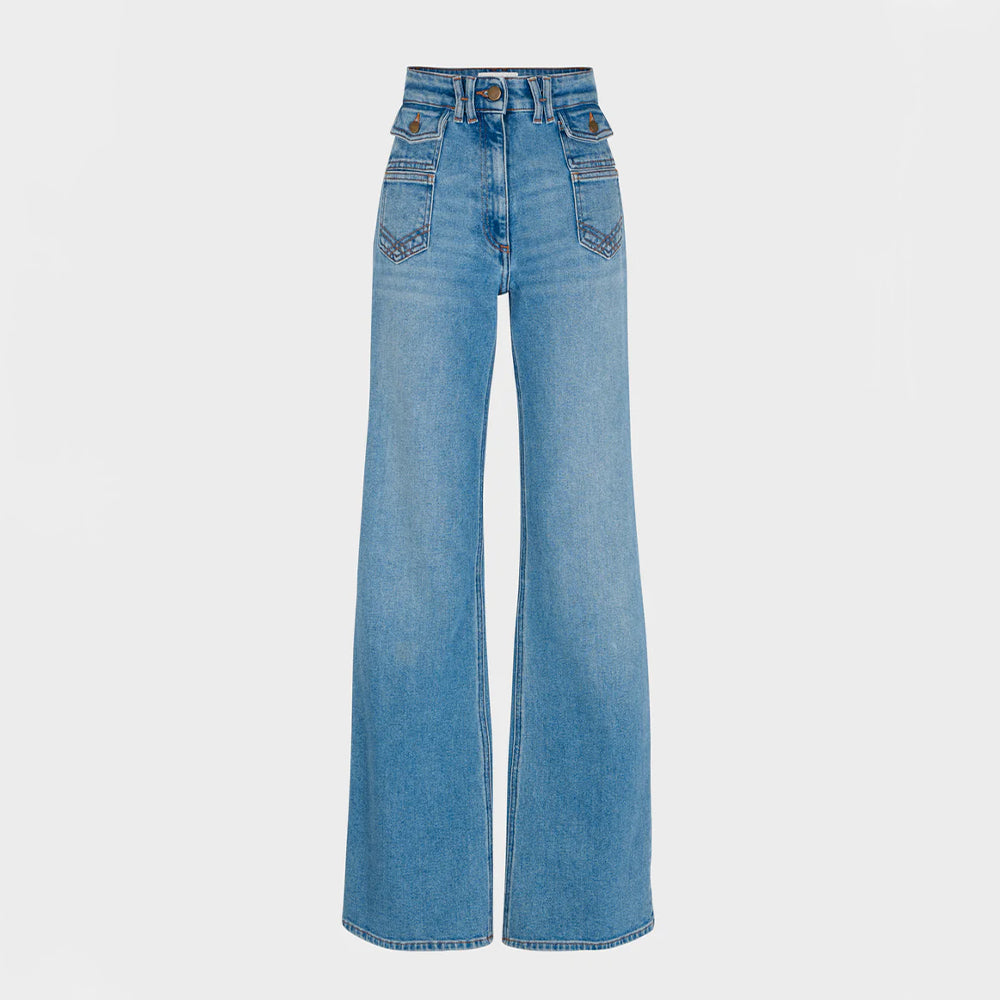 Gerard Darel - Jean flare Anna - Blue Jeans