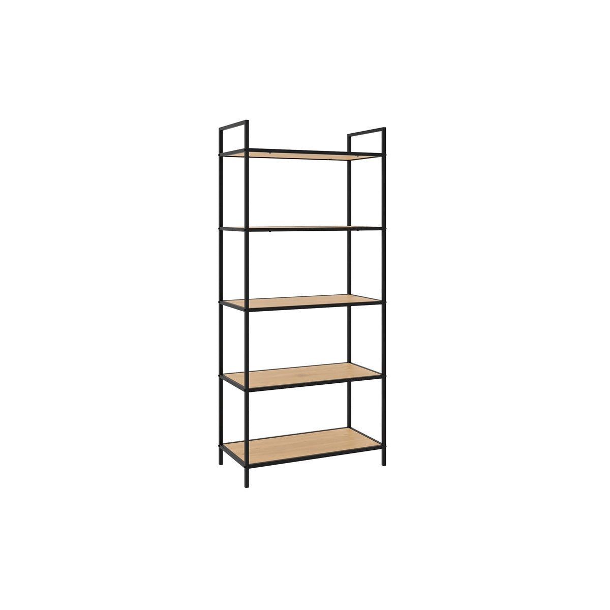 Hygge Interiors Altino H156 Boekenkast Eiken   Zwart