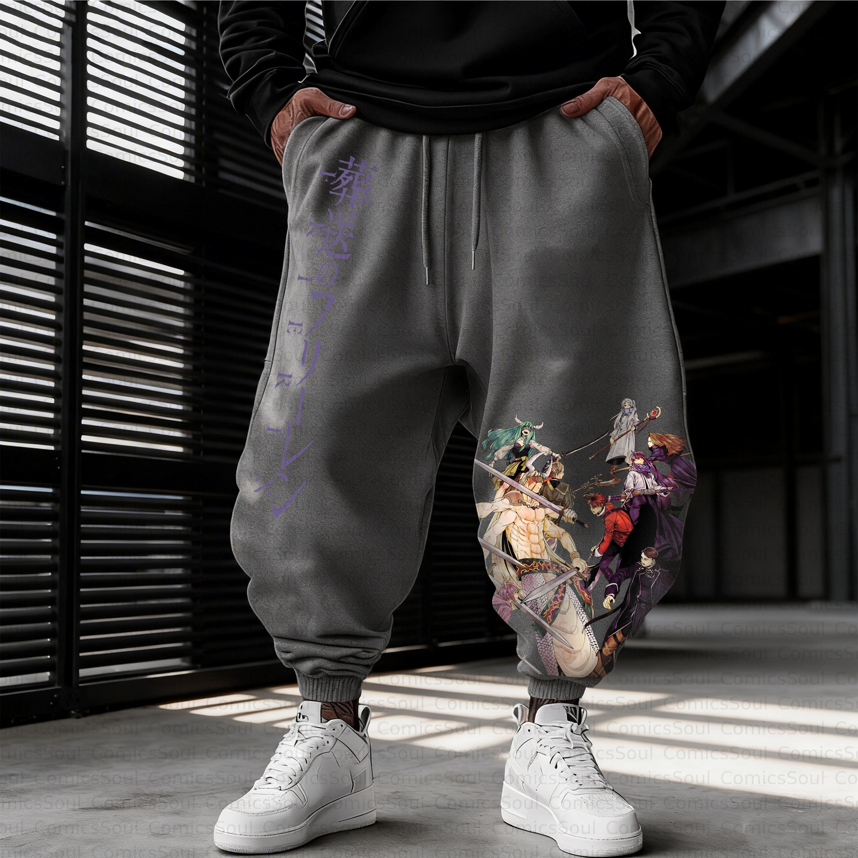 Unisex Casual Anime Streetwear Pant