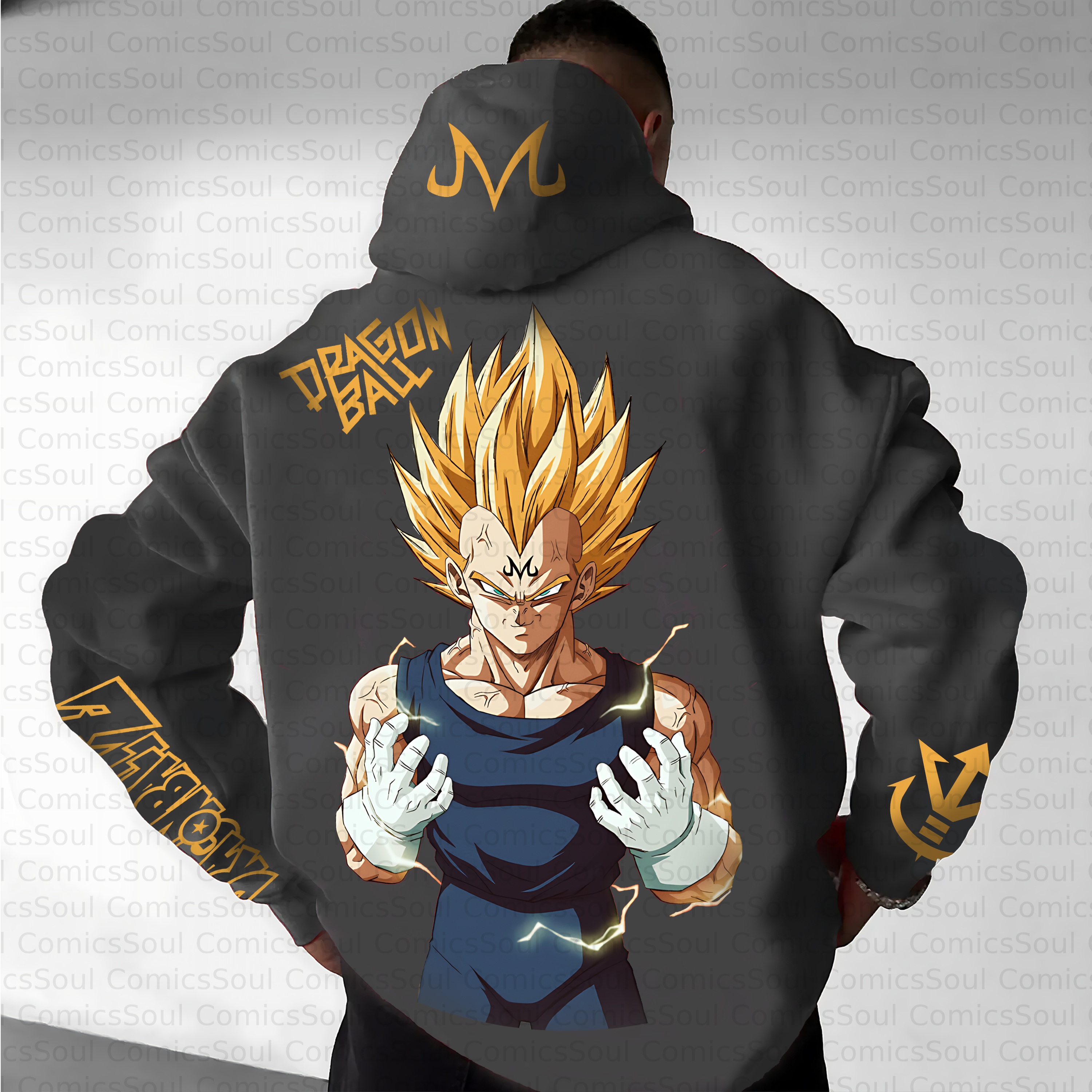 Unisex Anime Inspired Vintage Plush Hoodie