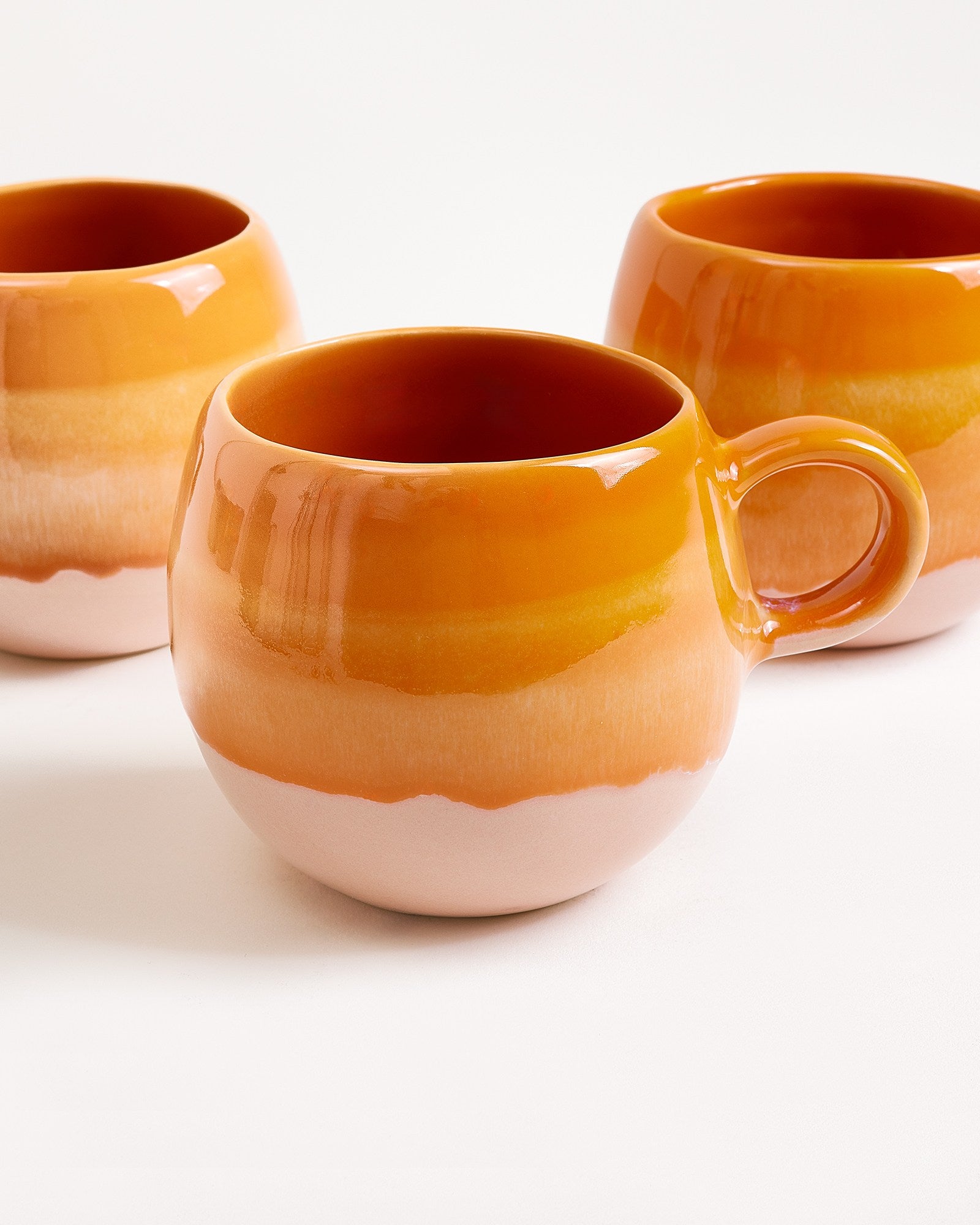 Bica Tasse groß orange 6er-Set