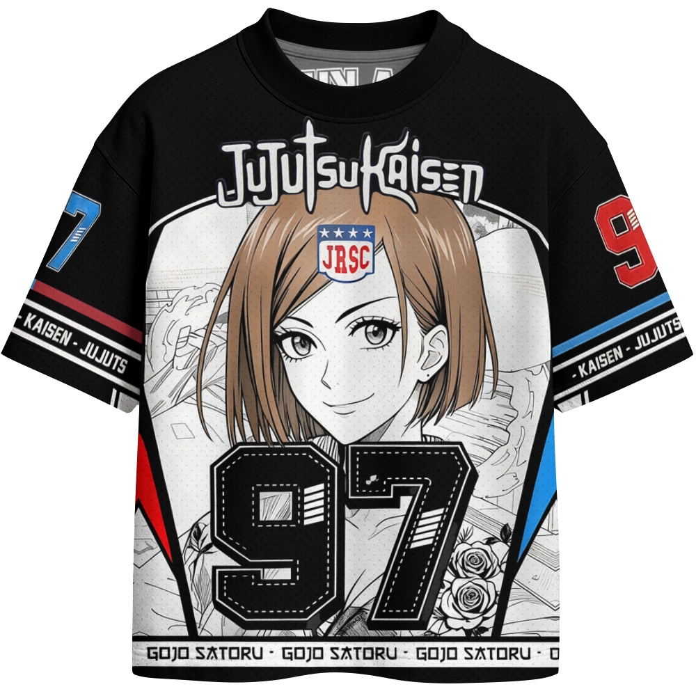 Jujutsu Kaisen Crew Neck Football Jersey