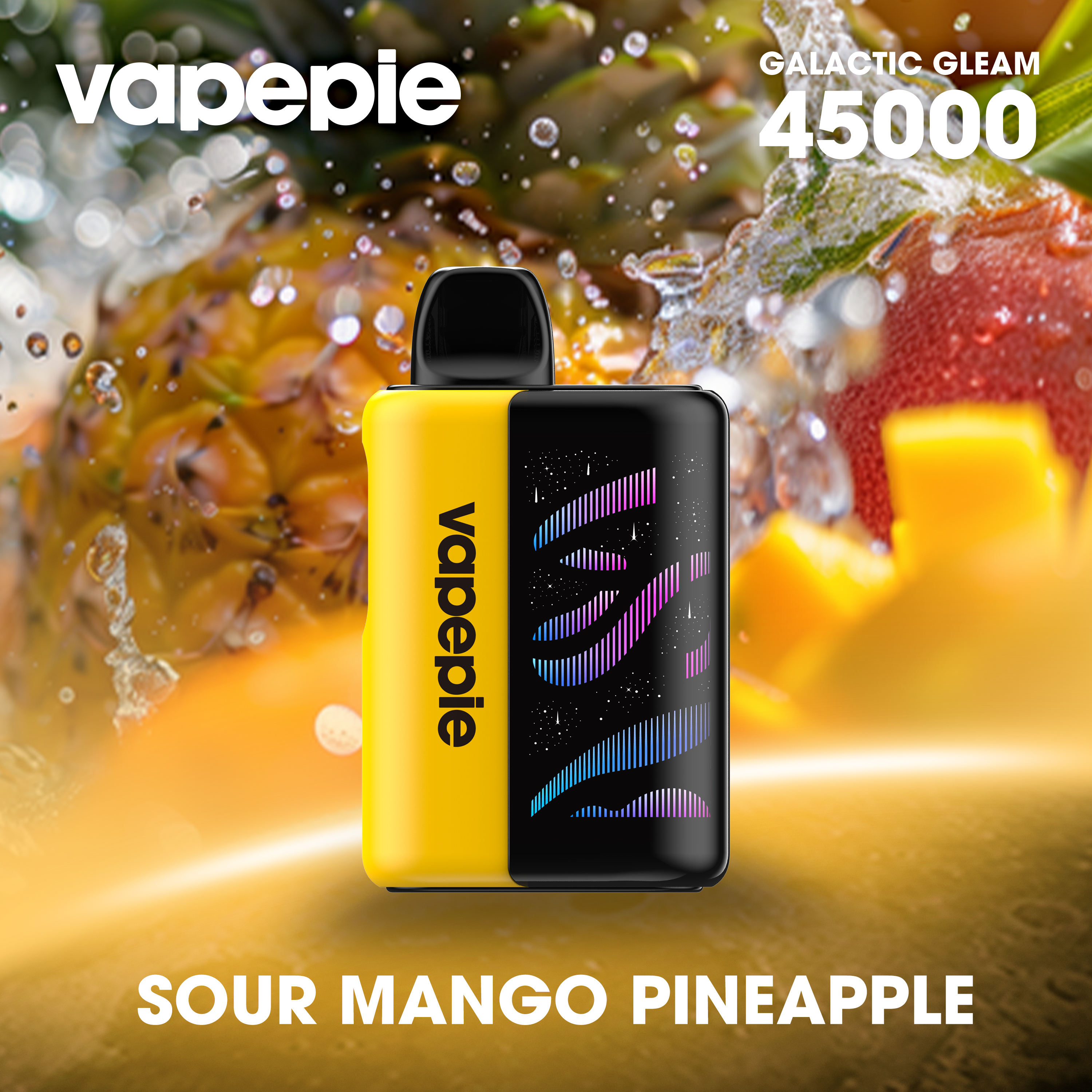 VAPEPIE Galaxy Shine 45000 PUFFS – SOUR MANGO PINEAPPLE