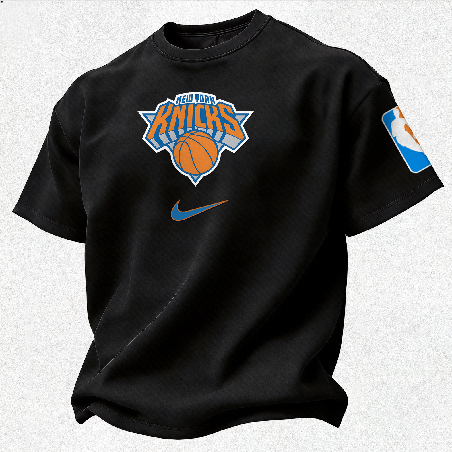 Retro Basketball Culture Graffiti Pattern Printed Unisex Oversized T-shirt