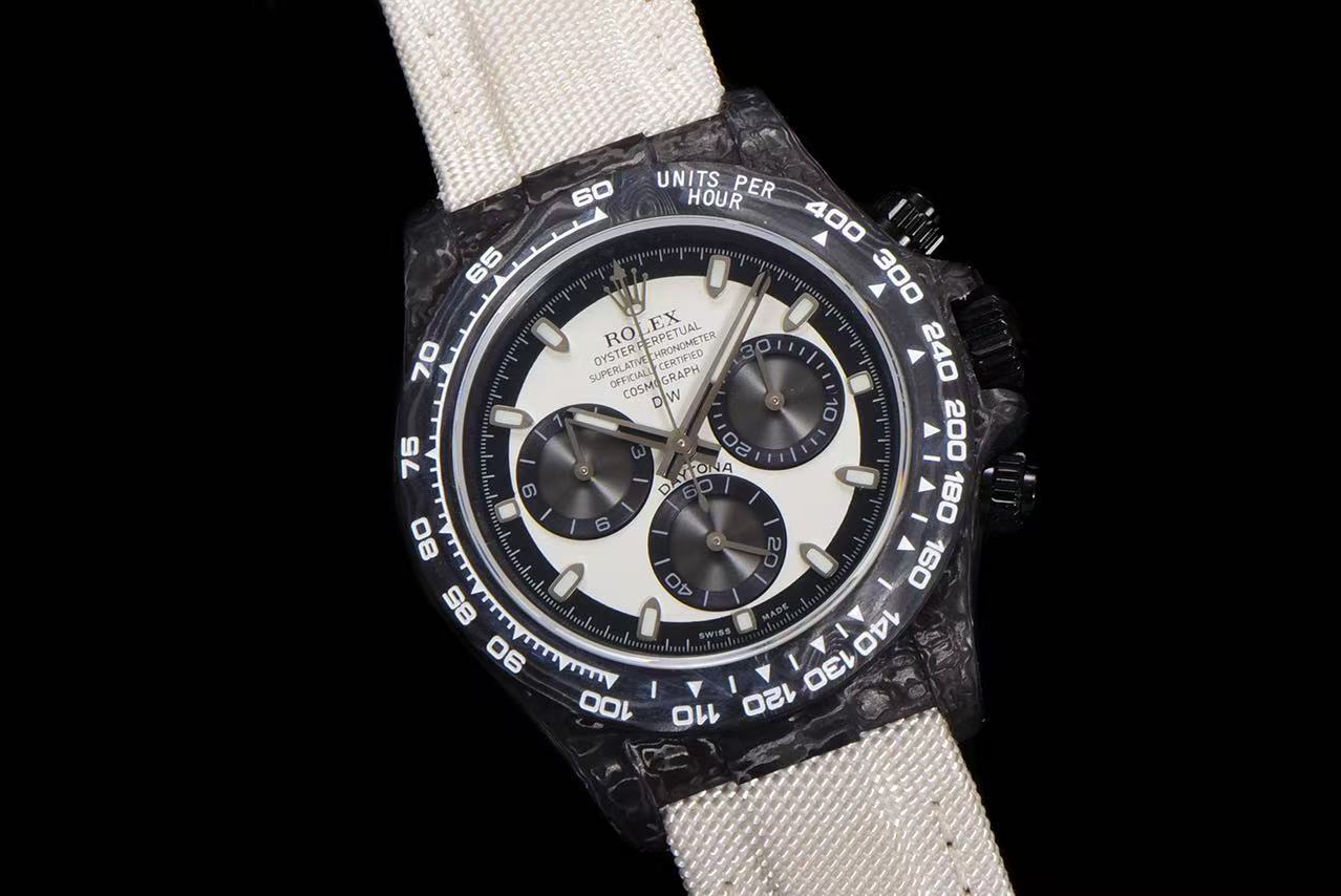 Replica DiW Rolex Cosmograph Daytona Cream Edition Carbon