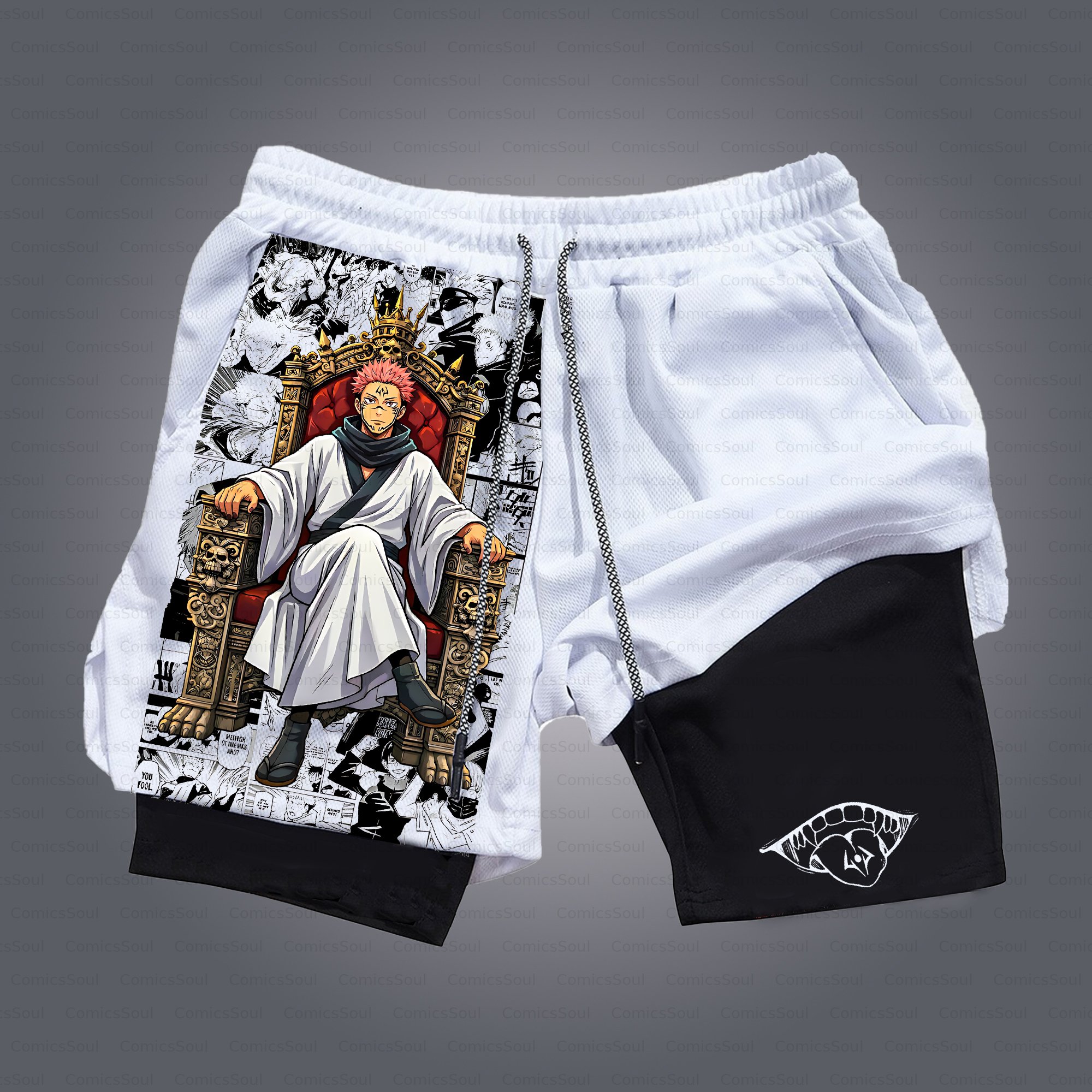 Unisex Casual Anime Streetwear Gym Shorts