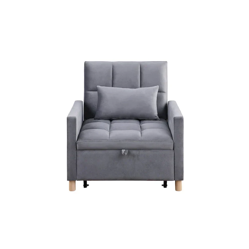 Versatile Sleeper Chair with Removable Pillow