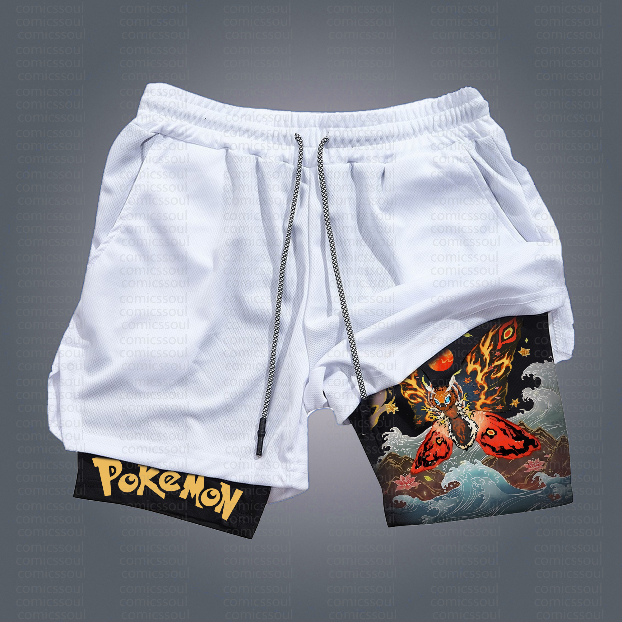 Unisex Casual Anime Streetwear Shorts 丨Comicssoul