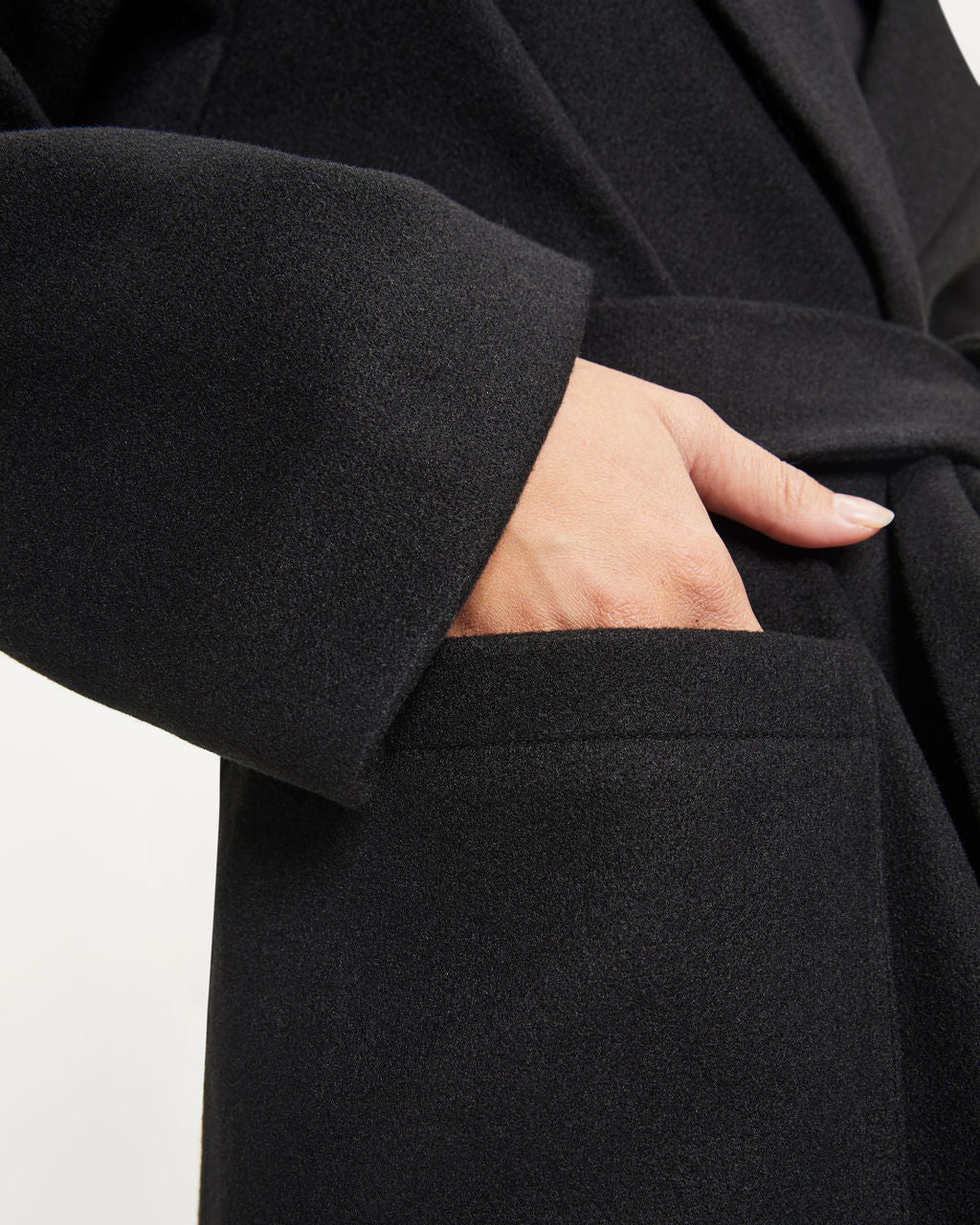 Great Expectations Pocketed Coat - Black - Se7enfashion