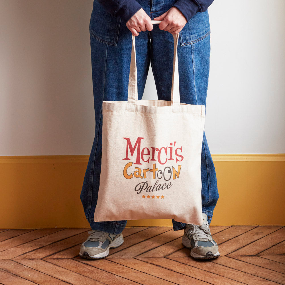 Merci - Tote Bag Cartoon Palace - Ecru