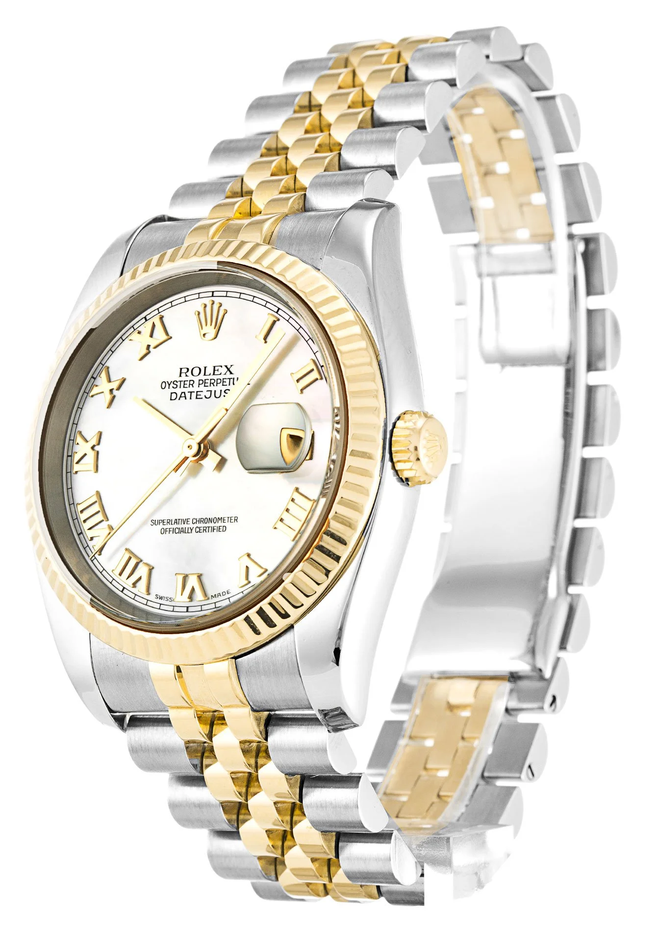 Rolex Datejust 36mm Mother of Pearl   White Dial 116233