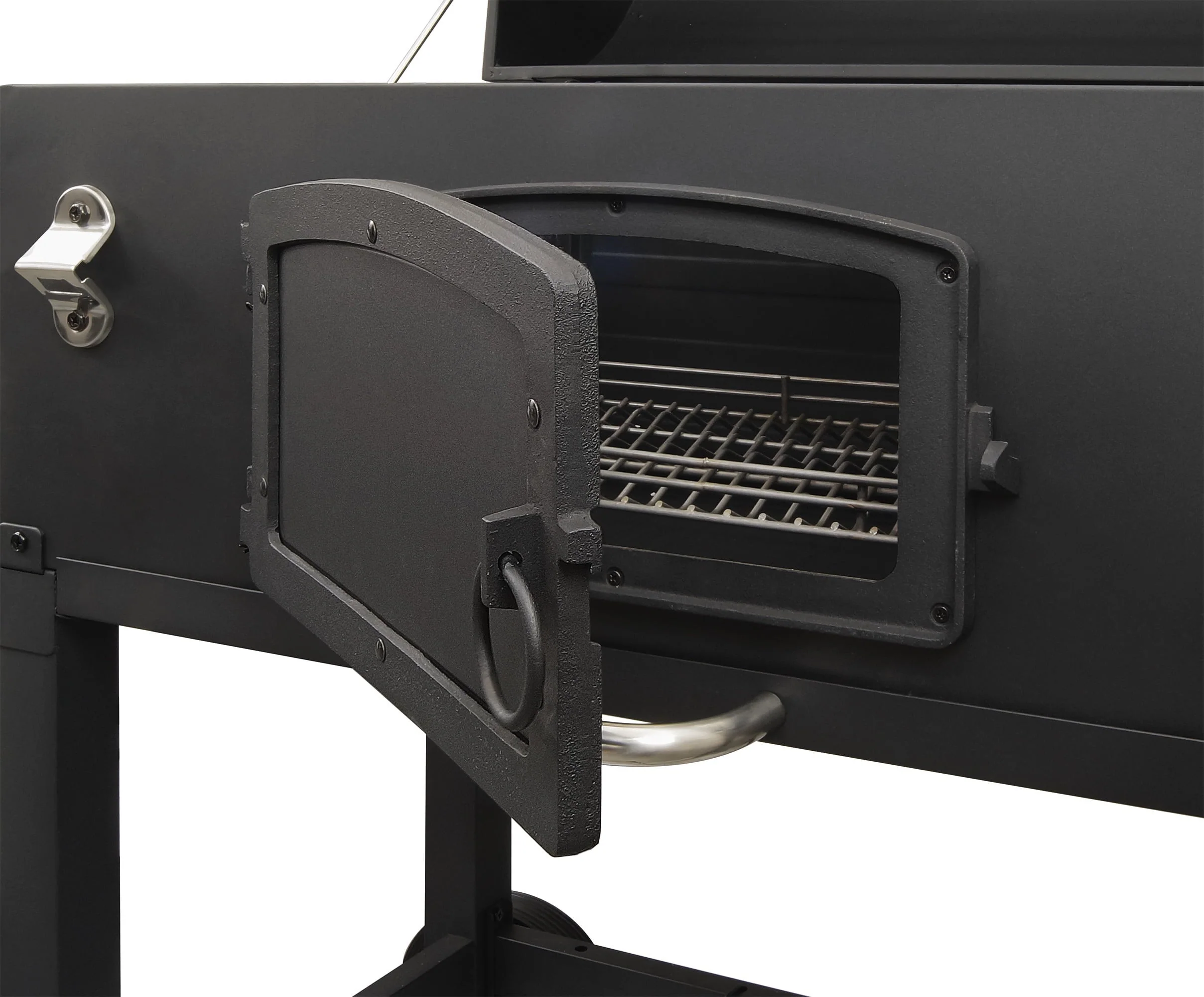 X-Large Heavy-Duty Charcoal Grill - 32 in. W- 816 sq.in. of Cooking Area Black - Image 4
