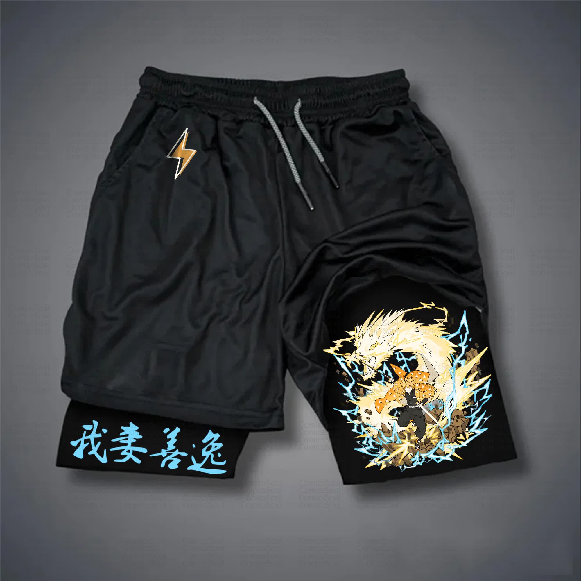 Unisex Casual Anime Streetwear Shorts 丨Comicssoul