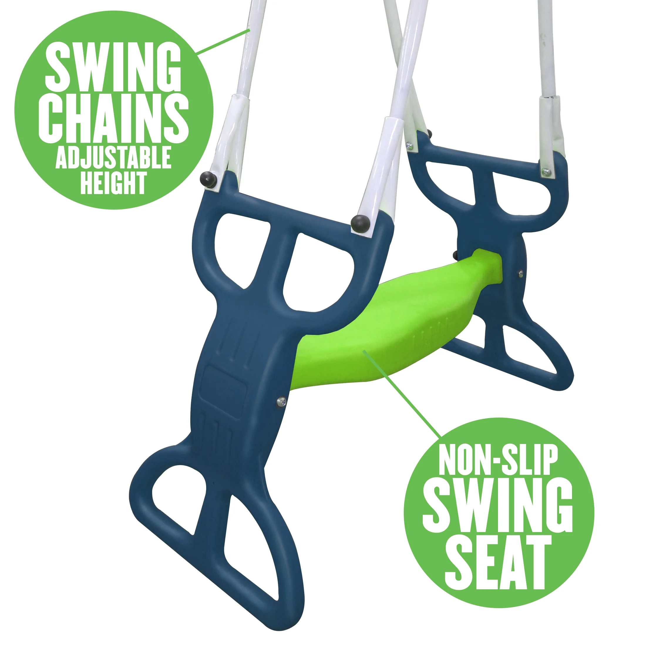 XDP Recreation All Star Playground Metal Swing Set for up to 7 Children - Image 9