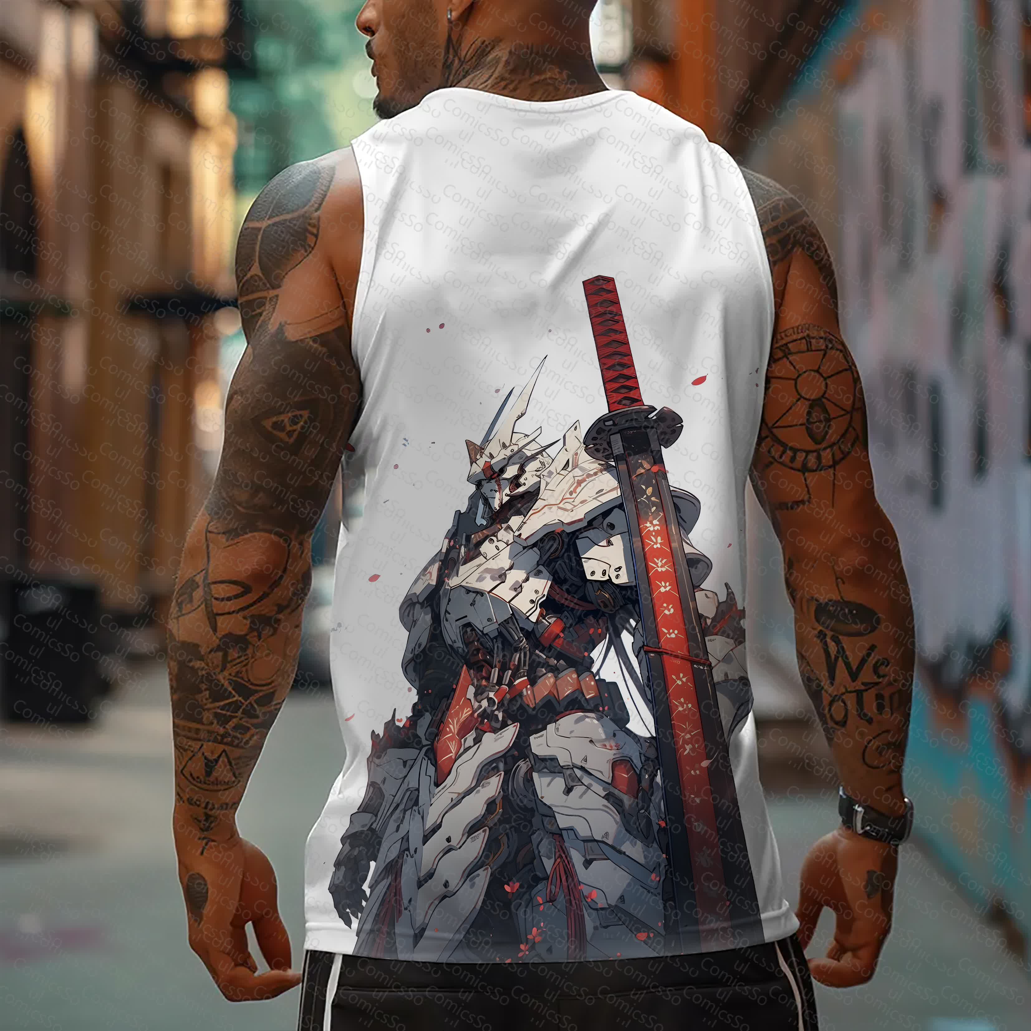 Unisex  “Comicssoul” Casual Anime  Tank Top