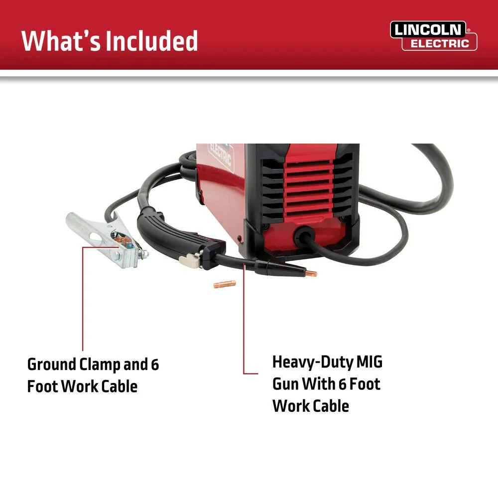 Lincoln Electric Weld-Pak 90i FC Flux-Cored Wire Feed Welder - K5255-1 - Image 4 Lincoln Electric Weld-Pak 90i FC Flux-Cored Wire Feed Welder - K5255-1 - Image 4