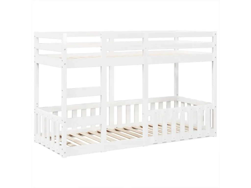 Litera de Decocasaes maciza de Decocasaes blanco 75x190 cm kqdn02933