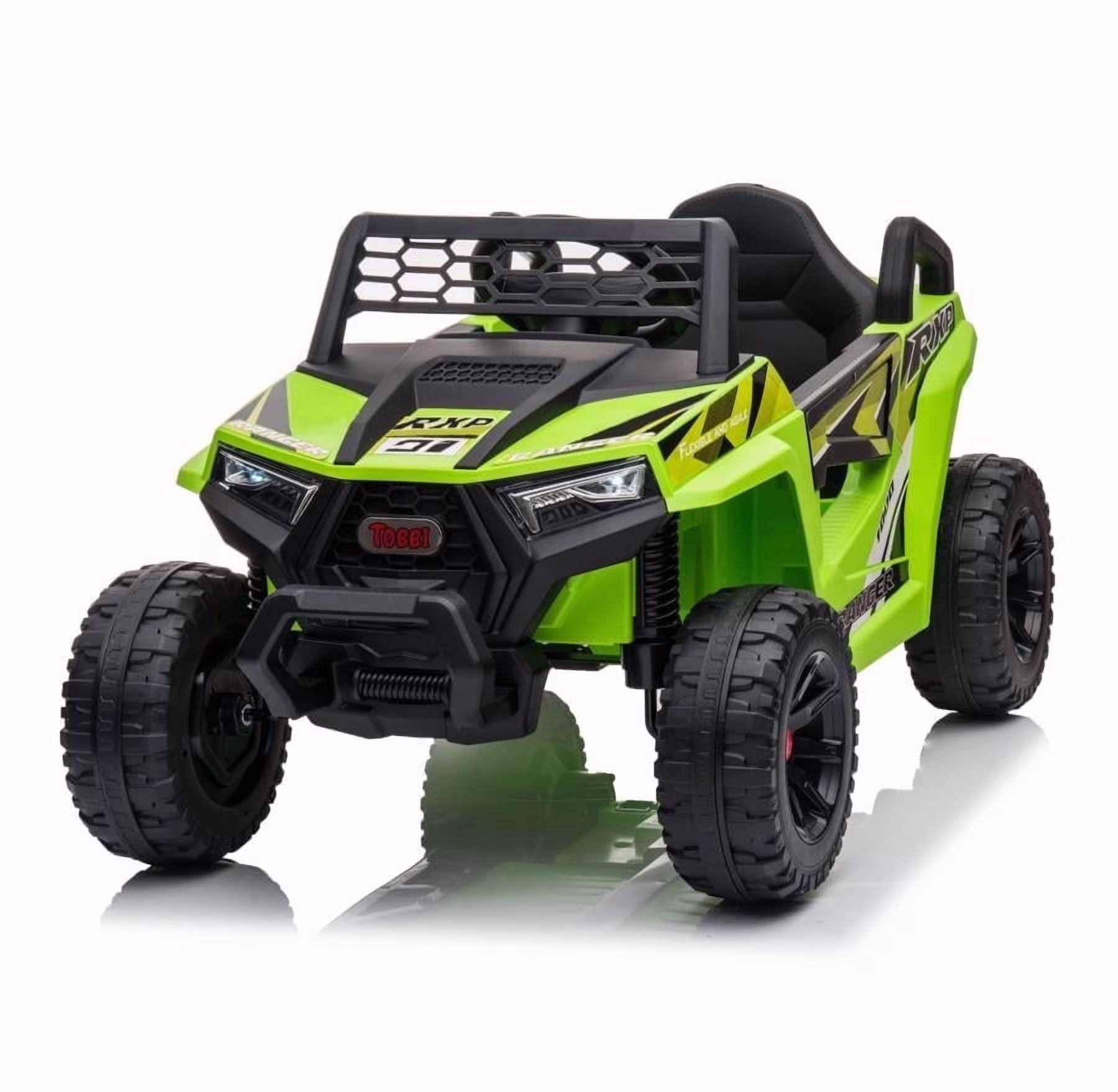 TOBBI 12V Kids Electric off-Road UTV Truck Car Battery Powered Ride on Toys for Girls with LED Headlights, Music, Horn - Image 5