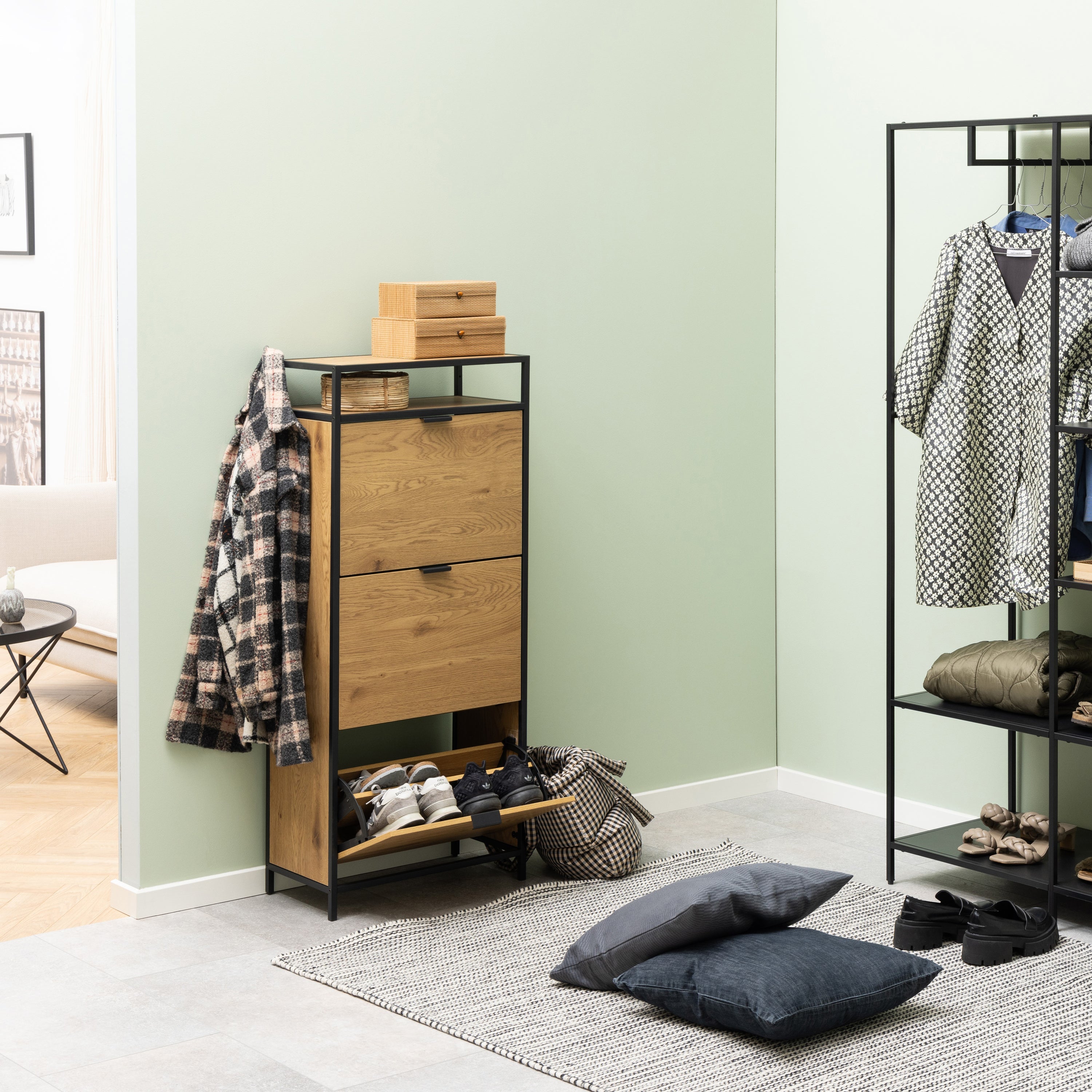 by fonQ Jaxon Schoenenkast - Eiken