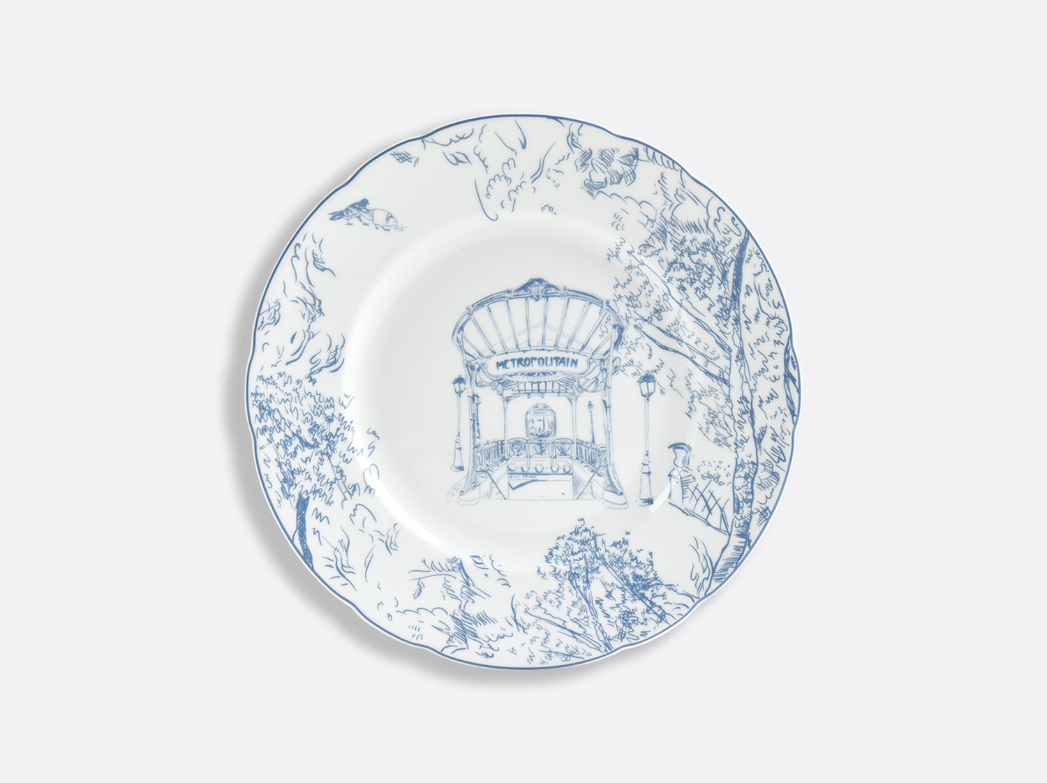 Coffret de 6 assiettes 21 cm assorties