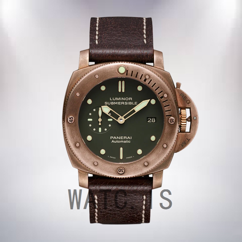 Panerai Luminor Submersible 47mm Men's PAM00382 Leather Strap