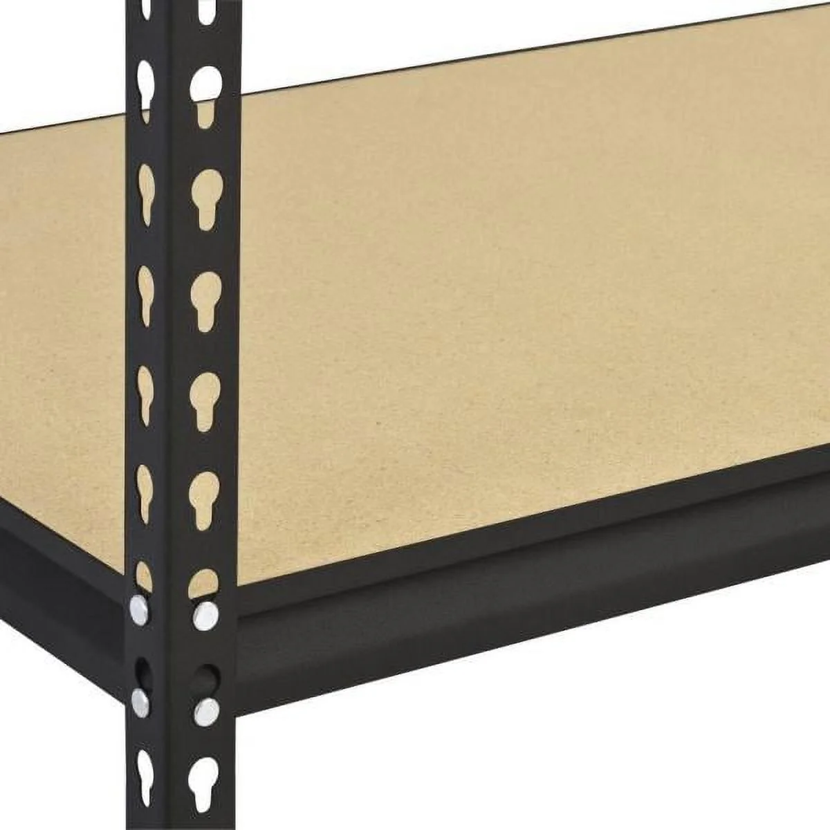 Muscle Rack 48"W x 24"D x 72"H 5-Shelf Steel Freestanding Shelving Unit; Black - image 3