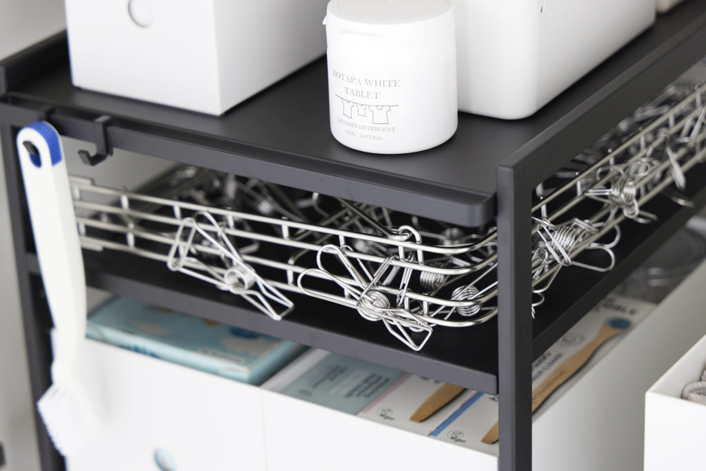 Yamazaki Keukenkast Organizer - 3 niveaus - Tower - Zwart