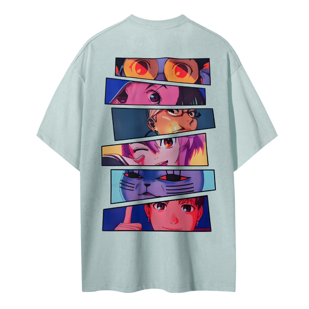 DANDADAN Cotton Unisex Round Neck Anime T-shirt TeeThreads Sustain the Scene with Custom Apparel