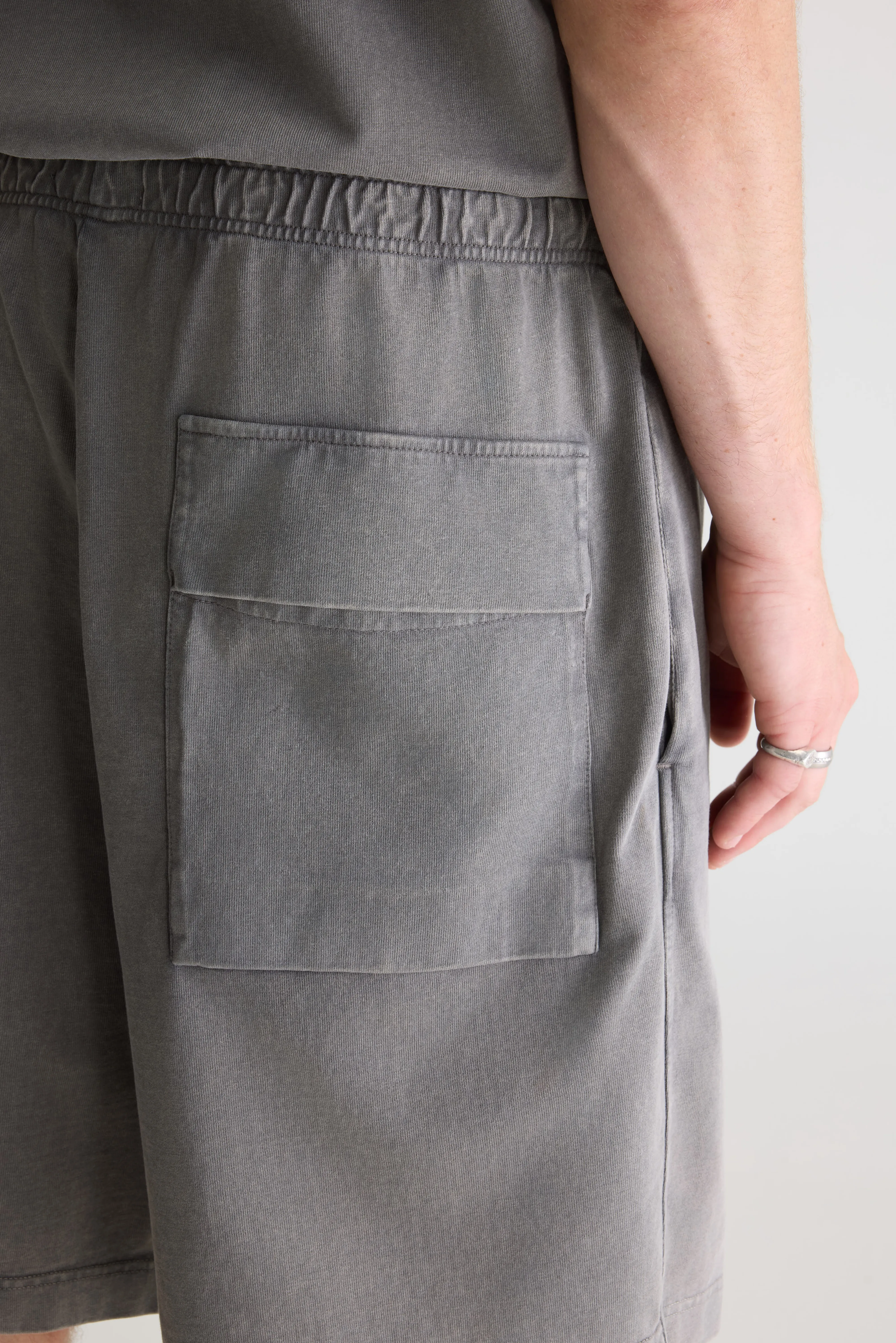 Bellerose Flank wide shorts (261 / M / OXYD GREY)