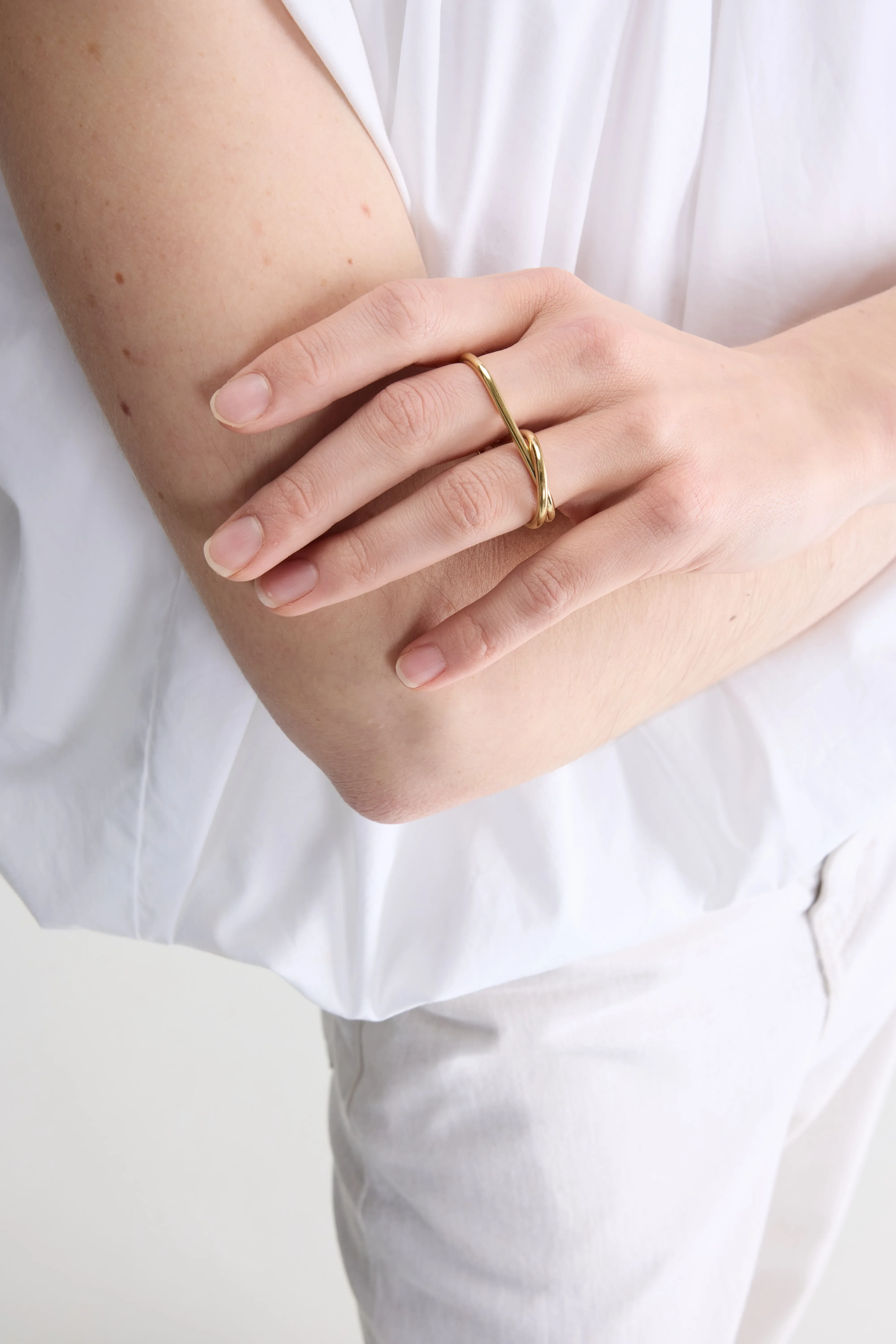 Bellerose l'Audacieuse Double Ring  (261 / W / GOLD)