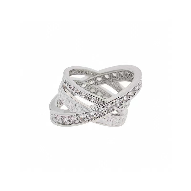 Vivienne Westwood Saturn Three Stacked Ring - Original Replica Club