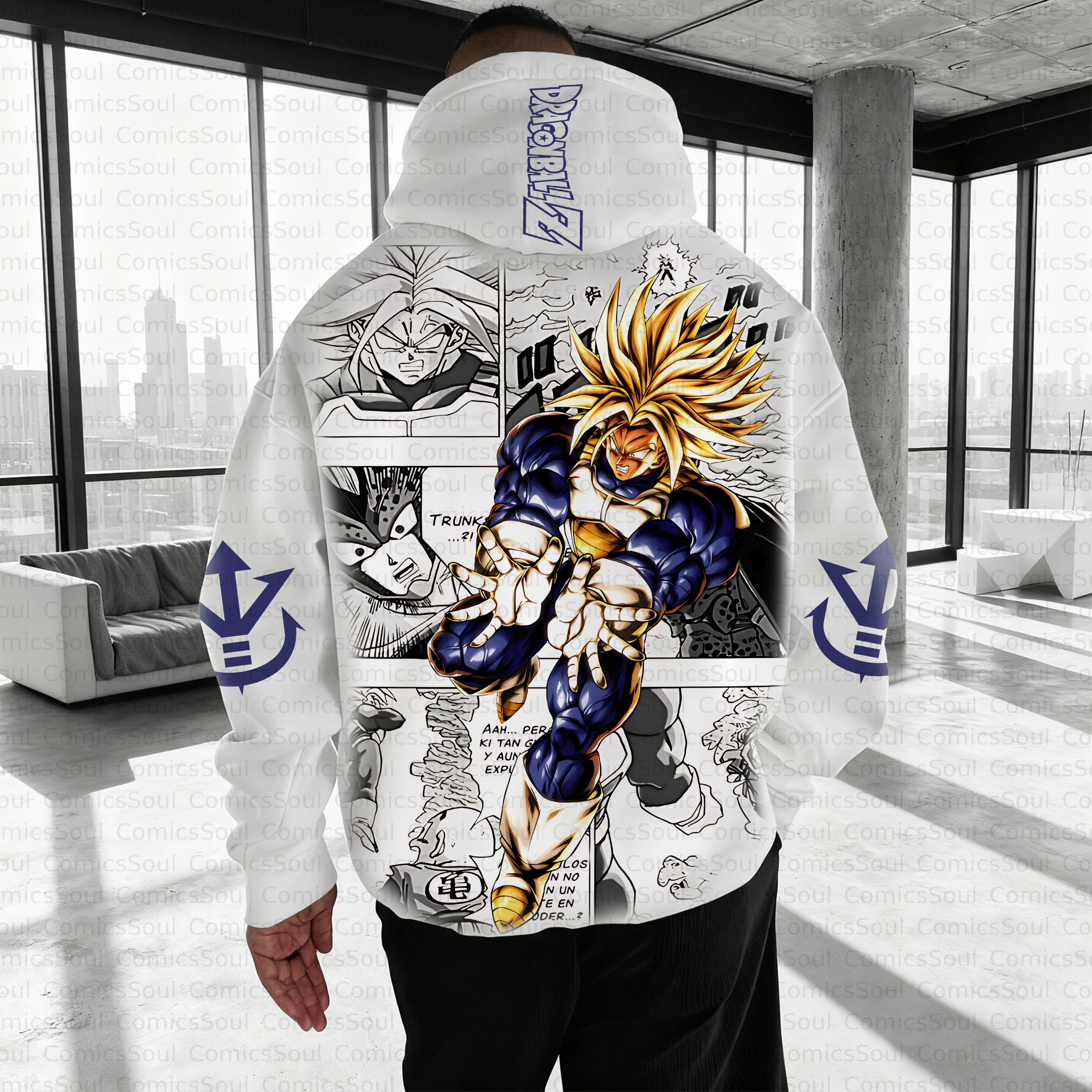 Unisex Anime Inspired Vintage Plush Hoodie