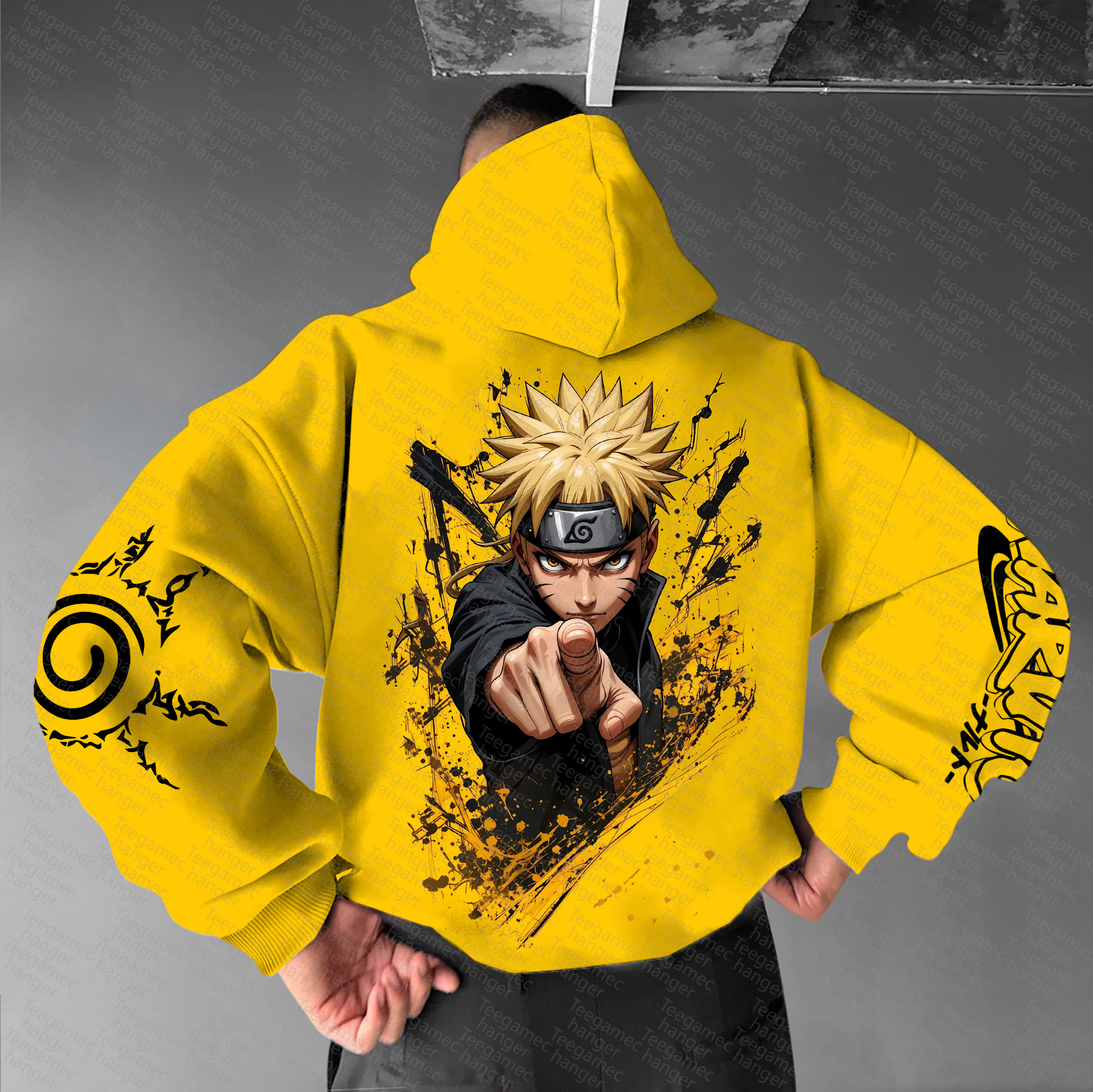 Unisex  Anime Graphic Streetwear Vintage Hoodie