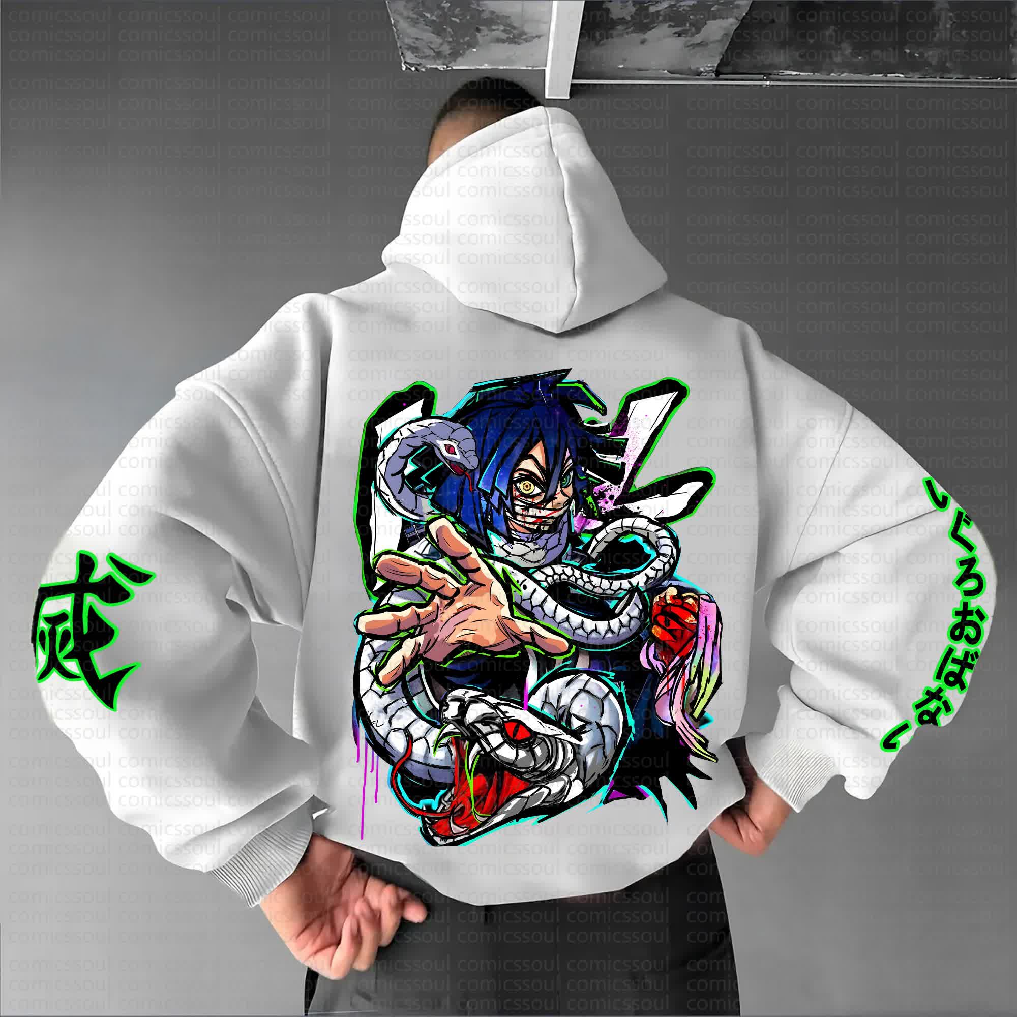 Unisex Anime Graphic Streetwear Vintage Hoodie丨Comicssoul