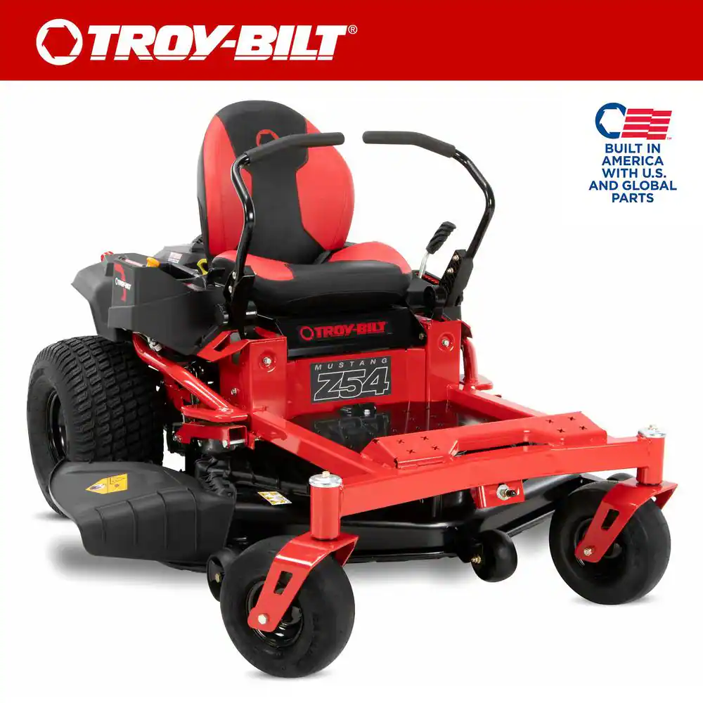 WAYFAIR Mustang 54 In. 24 HP V-Twin Kohler 7000 Series Engine Dual Hydrostatic Drive Gas Zero Turn Riding Lawn Mower
