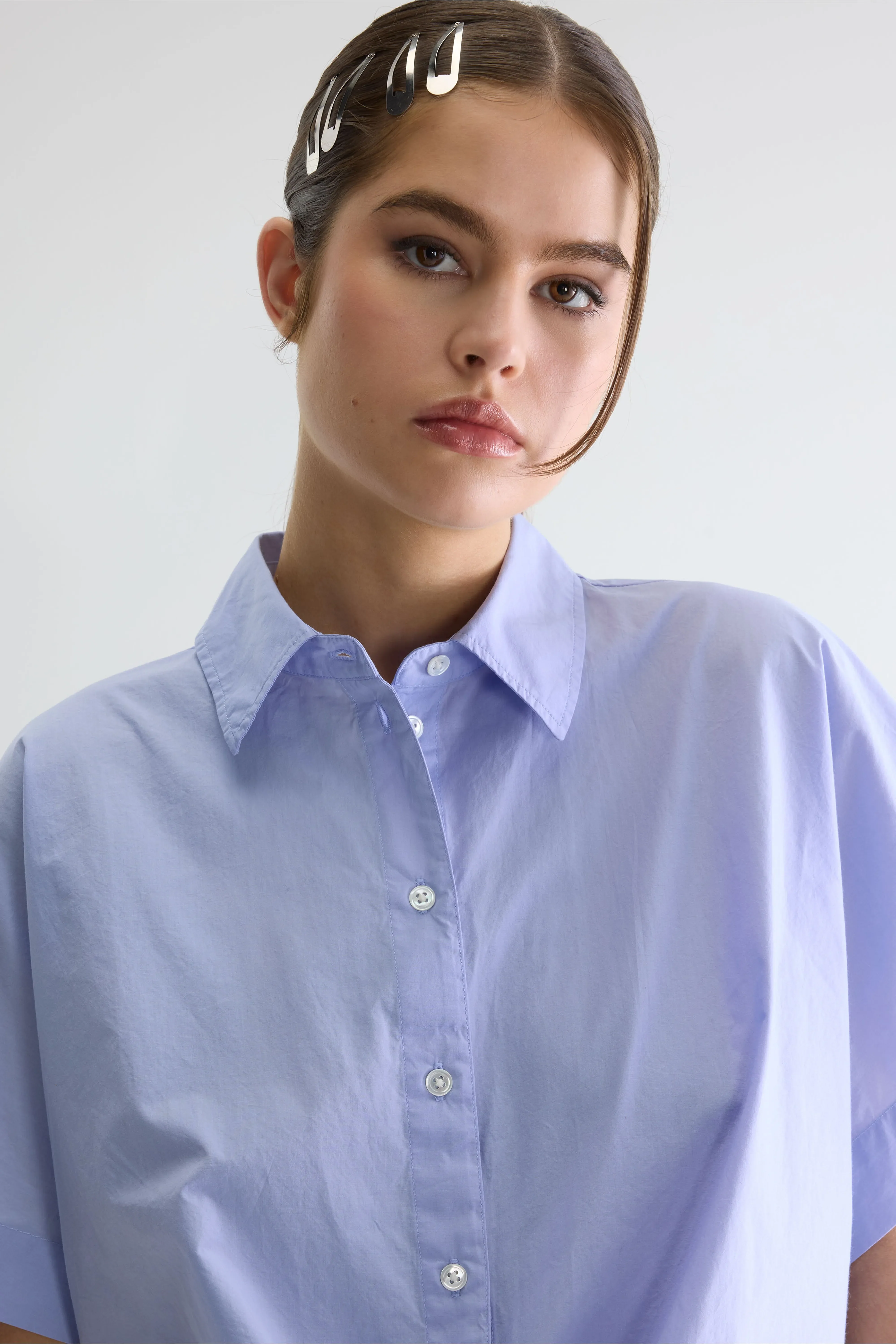 Bellerose Coral tie-up blouse (261 / W / LAVENDER)