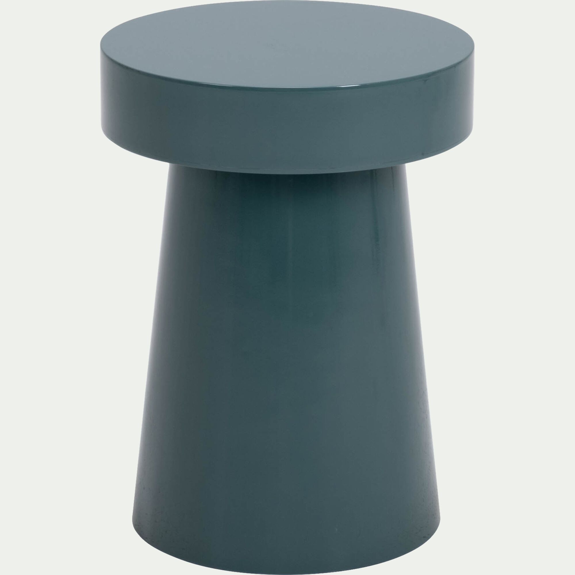 SILK - Bout de canapé en MDF D35.6xH48.3cm - bleu