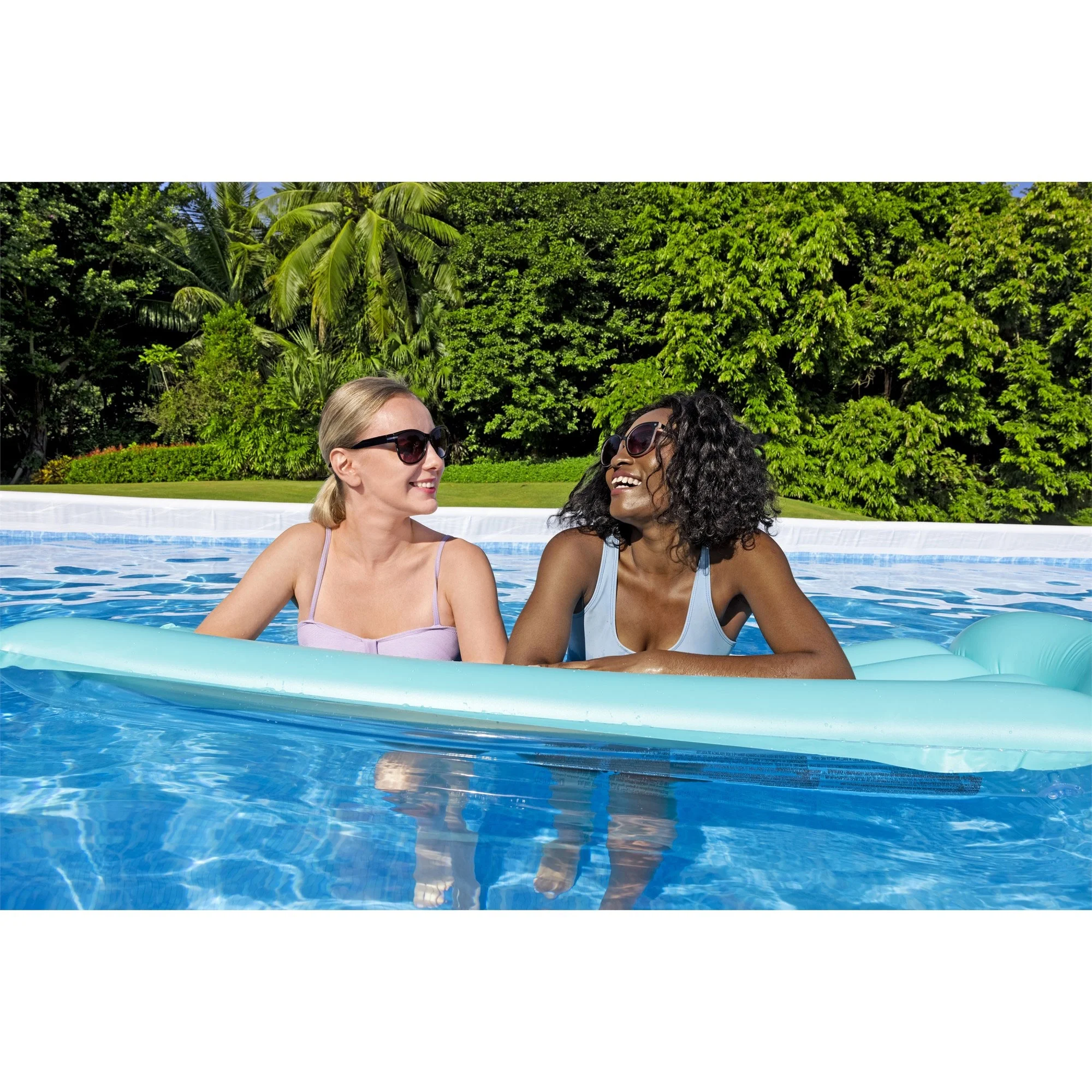 Bestway 24' x 12' x 52" Rectangular Frame Above Ground Swimming Pool Set - Image 13