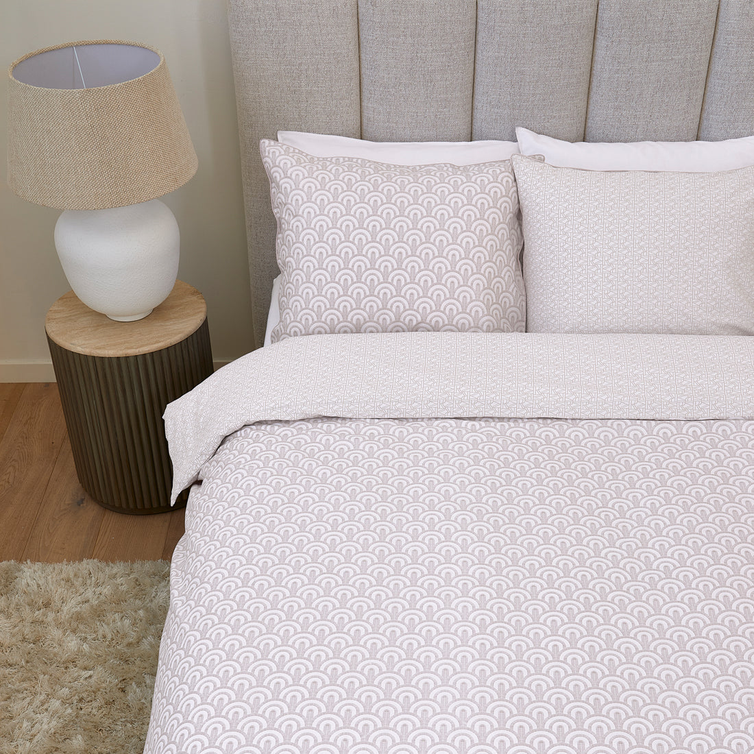 Riviera Maison - RM Arched soft pink 200x200 220 - Roze