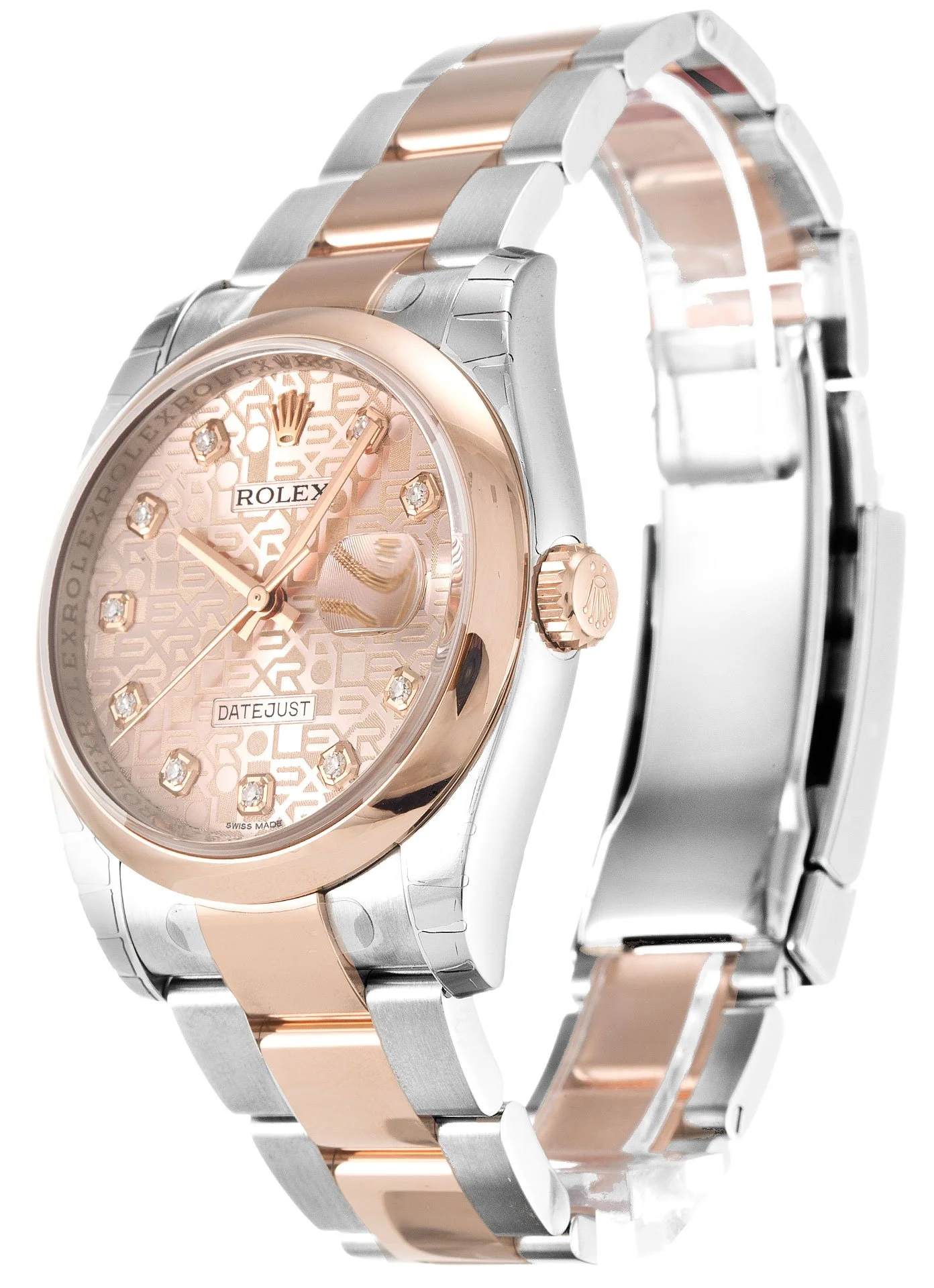 Rolex Datejust 36mm Rose Dial 116201