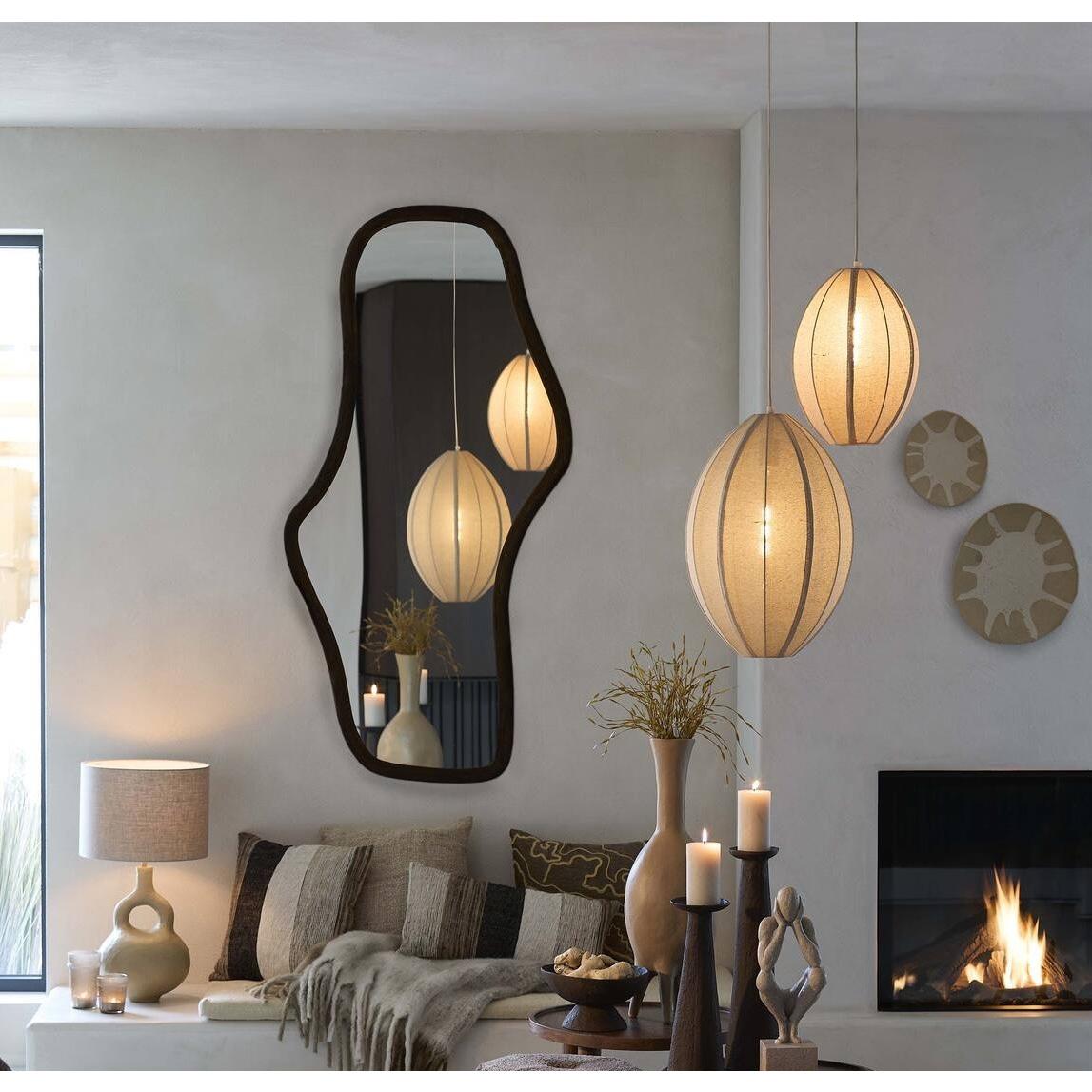 Light & Living - Celano spiegel 80x5x161 cm - hout donkerbruin