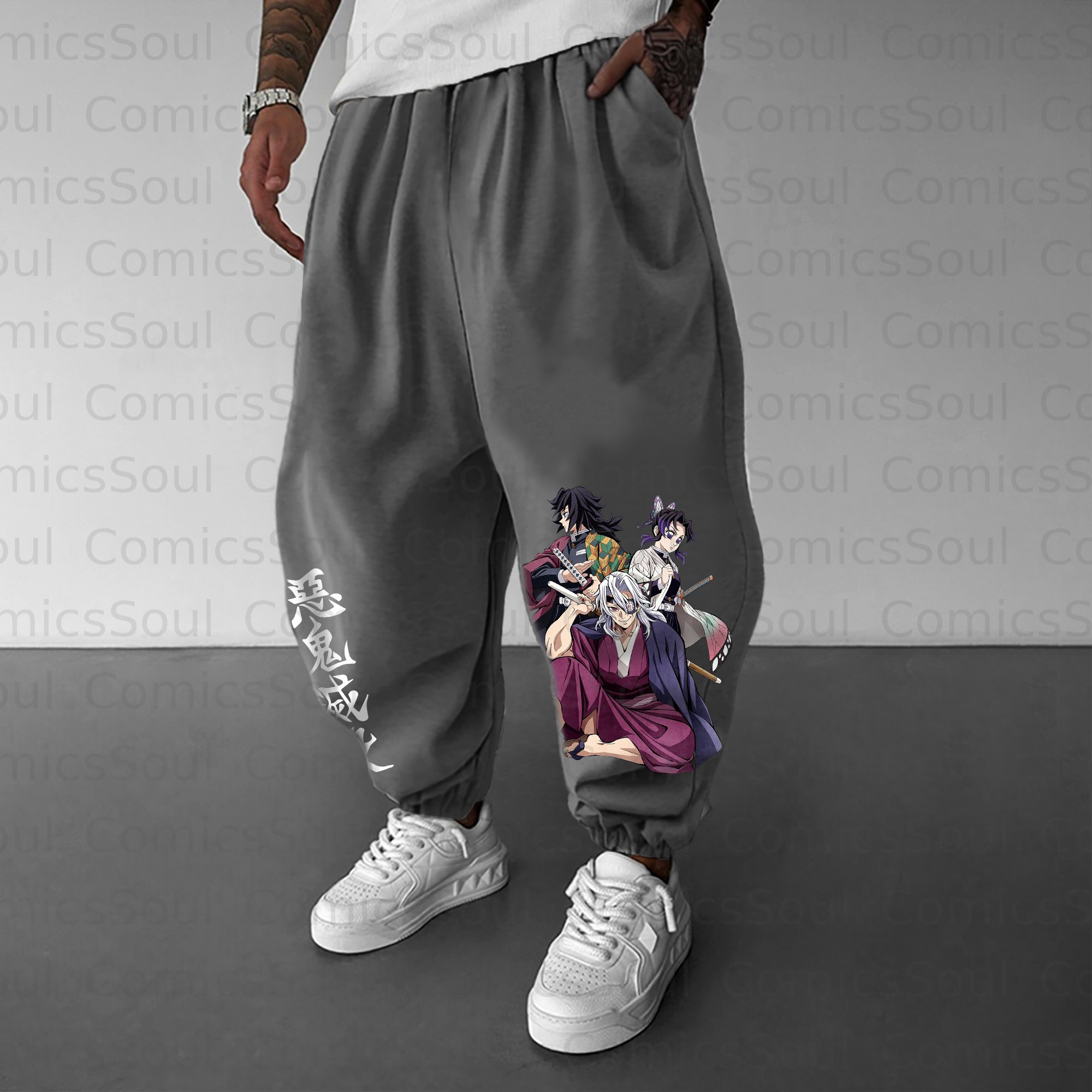 Unisex Anime Inspired Vintage Pants