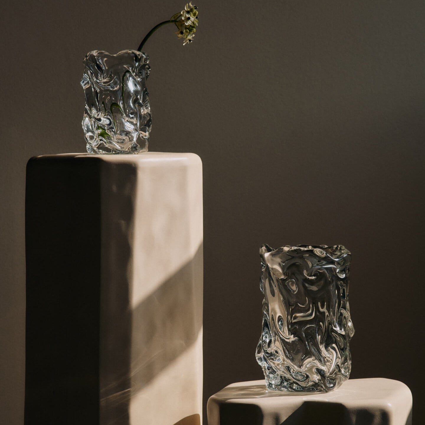 Ferm Living Virelle Vaas - H 24 cm - Transparant