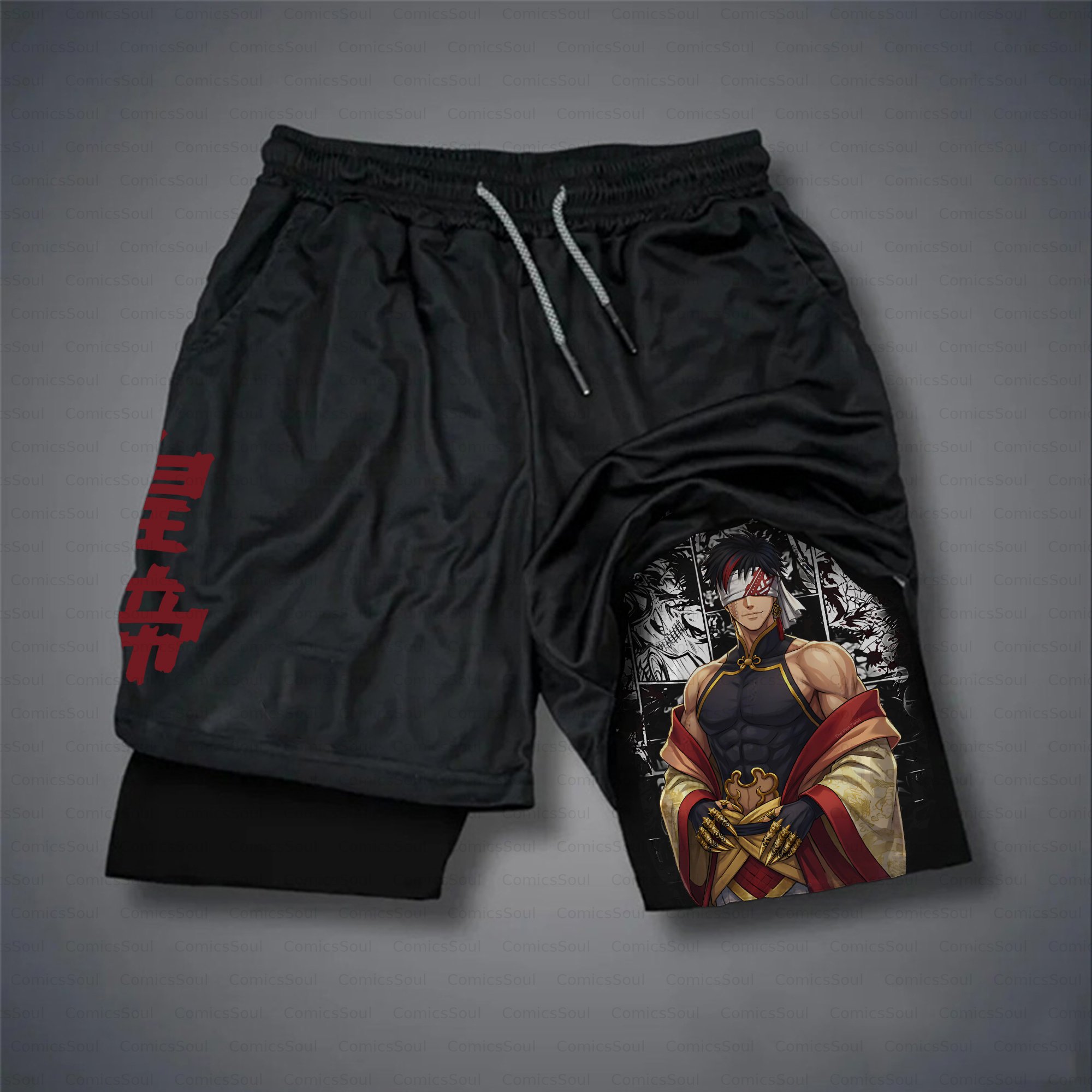 Unisex Casual Anime Streetwear Gym Shorts