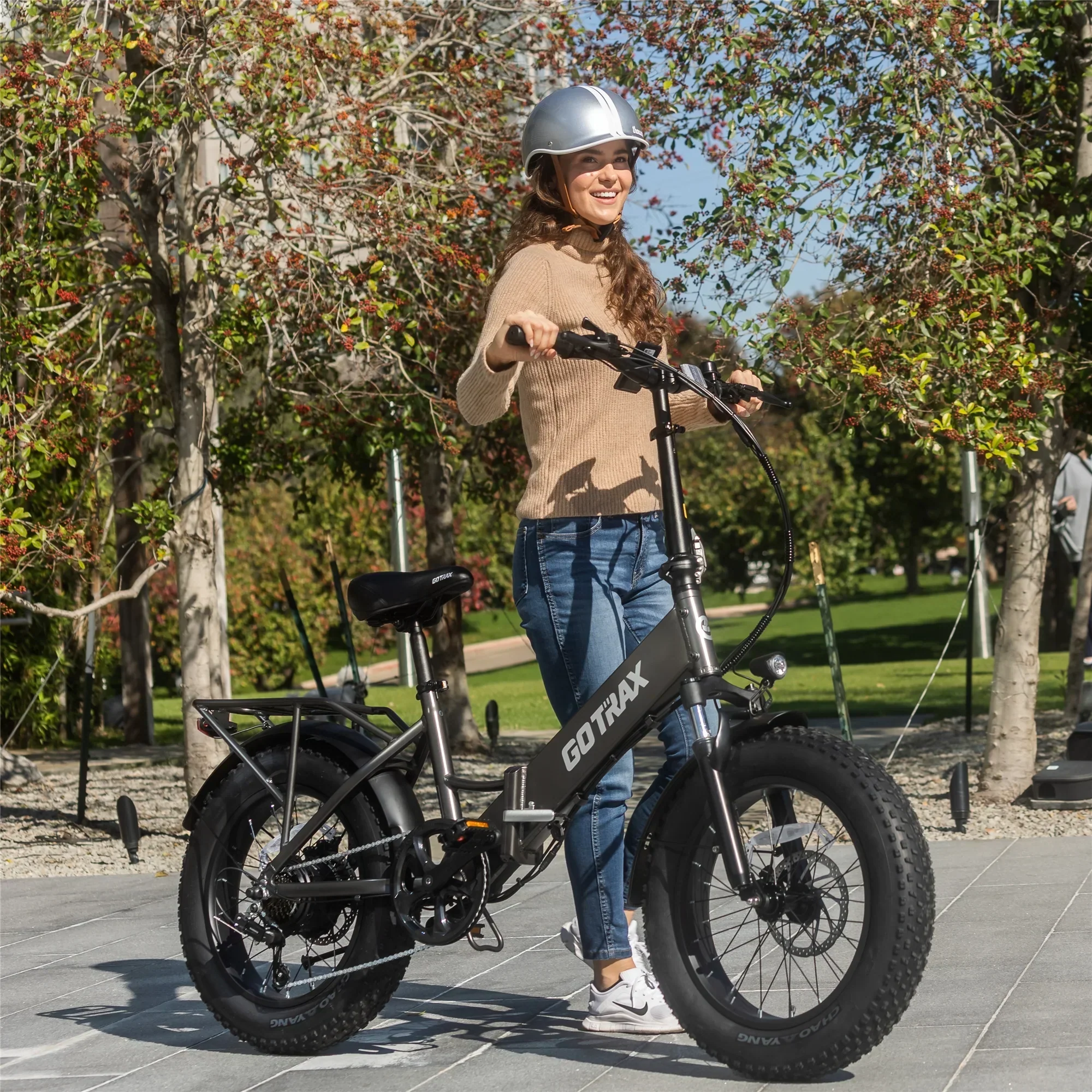 GOTRAX F3 500W Folding Fat Tire Electric Bike, 20in x 4in Tires, 20 MPH, 60 Mile Range - F3 - Image 3 GOTRAX F3 500W Folding Fat Tire Electric Bike, 20in x 4in Tires, 20 MPH, 60 Mile Range - F3 - Image 3