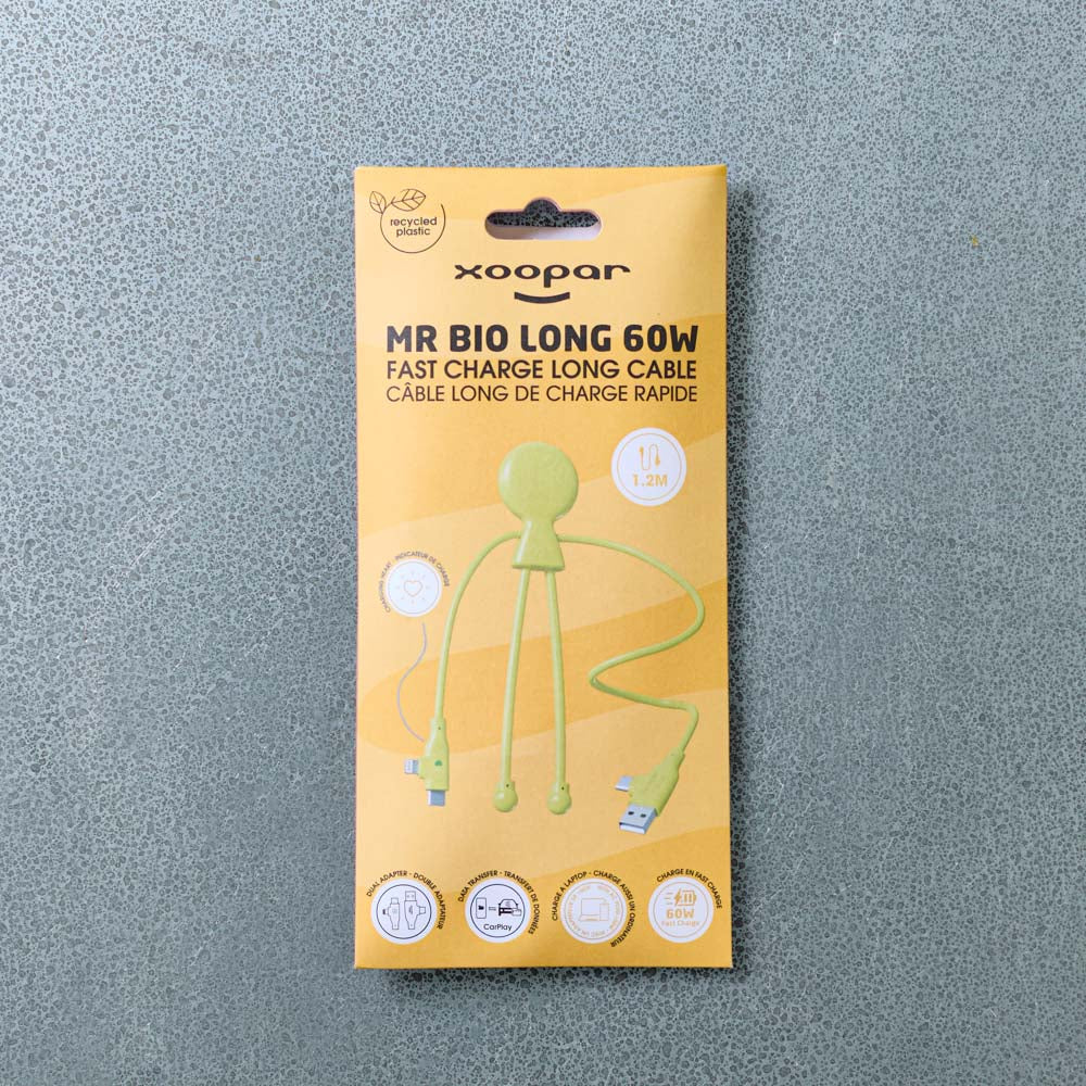 Cable Mr Bio Long Fast - Jaune