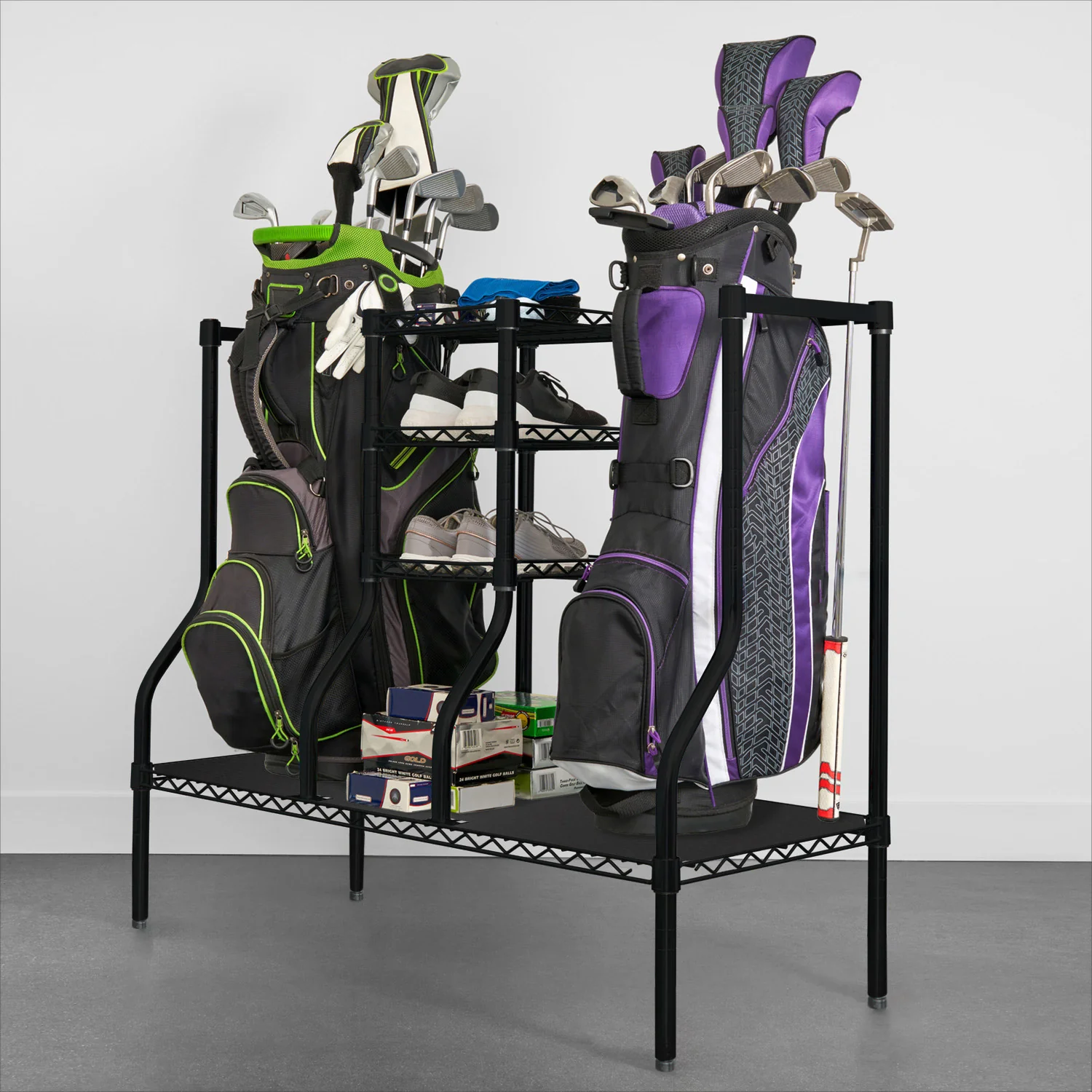 SafeRacks Deluxe Golf Equipment Storage Rack SafeRacks Deluxe Golf Equipment Storage Rack